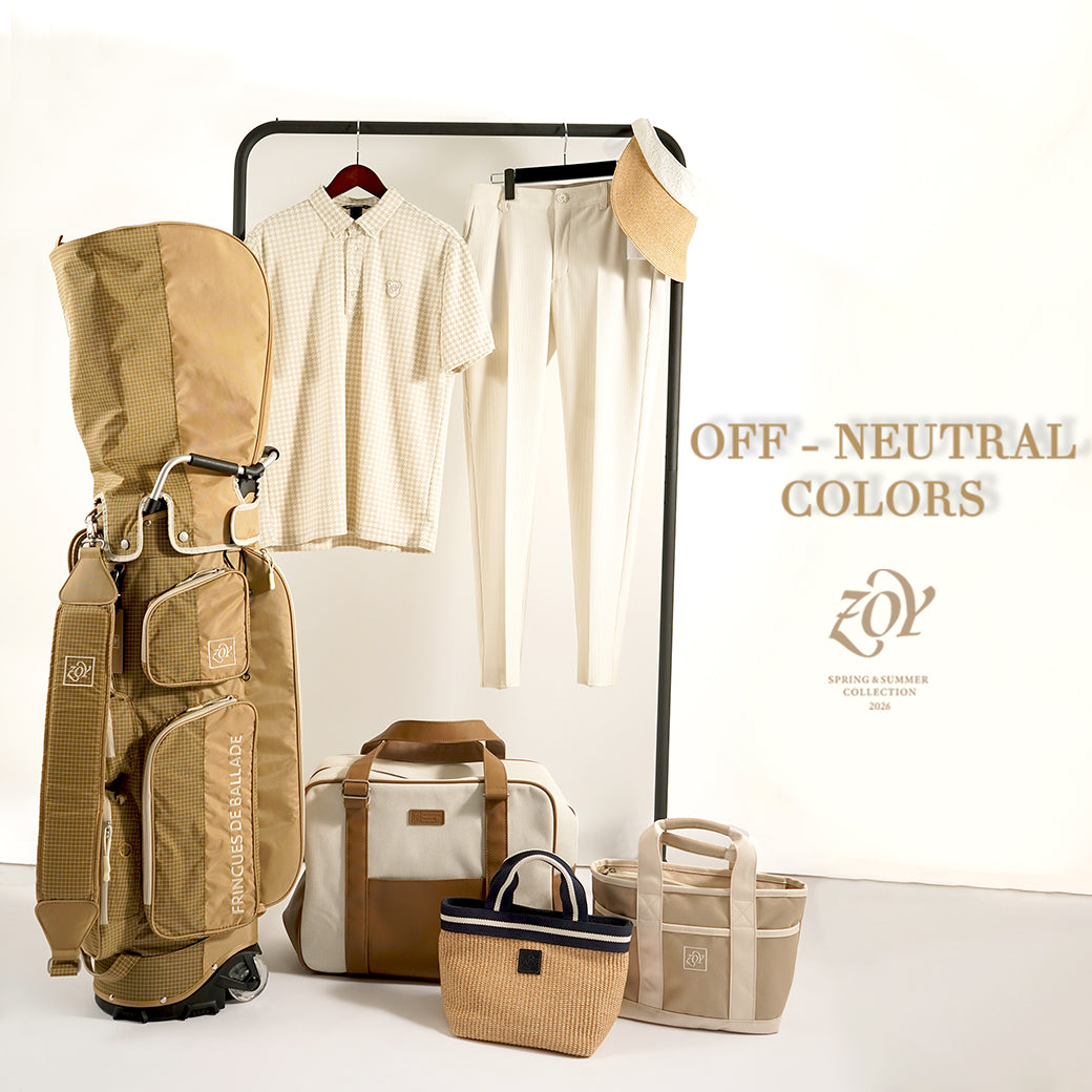 【NEW STYLING - OFF NATURAL COLORS】静かに、そして自然体に、全体を整える「ベージュ」という選択を。やわらかなニュートラルカラーがもたらすのは、静謐とした余白。この夏、ベージュという色彩でZOYが構築する、新しいスタンダードをご覧ください