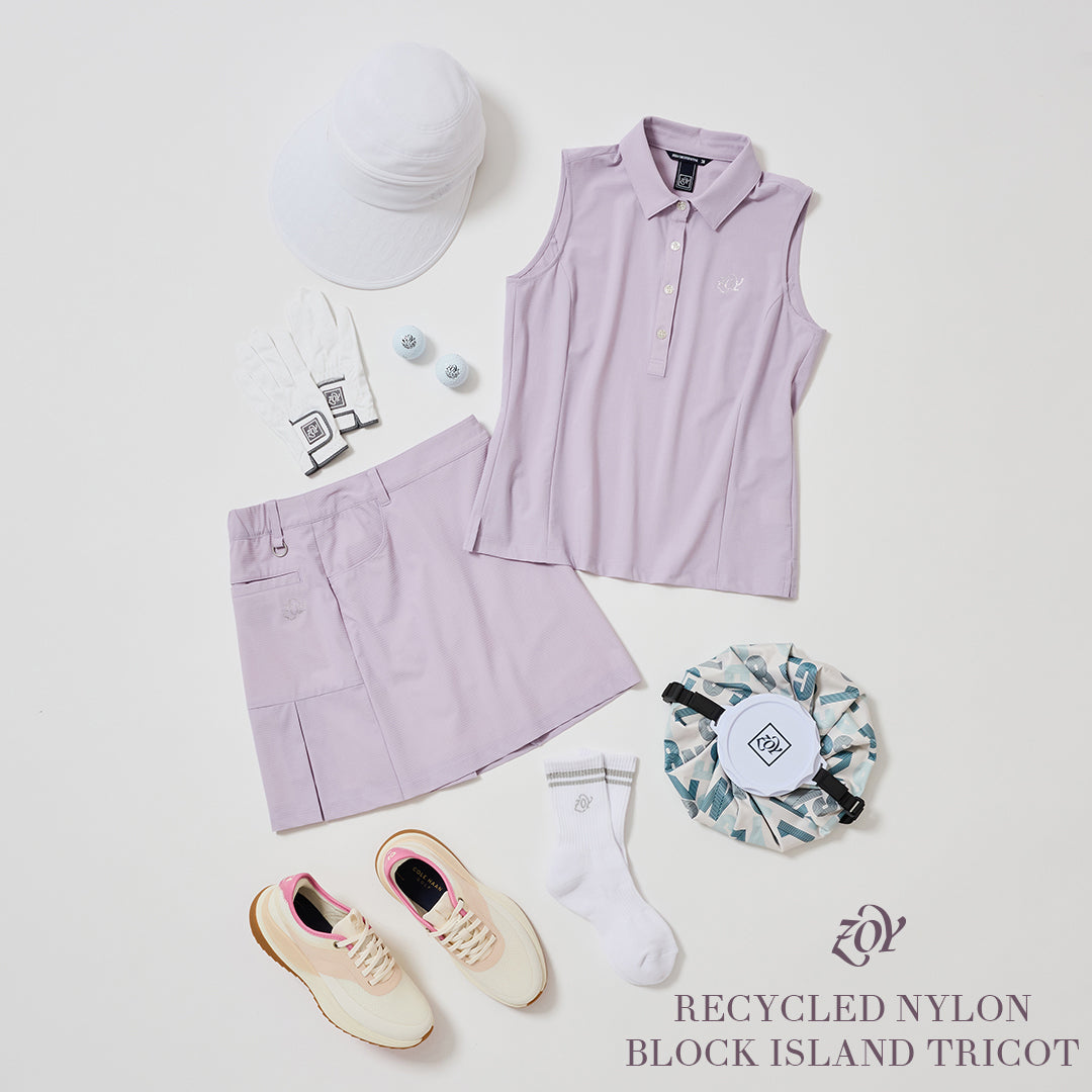 【SUMMER RECOMEEND - MENS&WOMENS】リサイクルナイロントリコットが叶える、サマーエレガンス。夏のワードローブを、より軽やかに、より上質に。爽快な着心地と洗練の佇まいを、この一着で