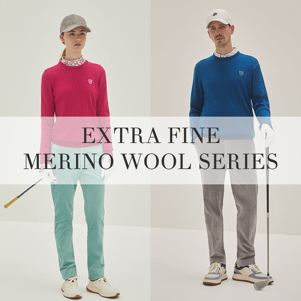 【NEW ARRIVALS - EXTRA FINE MERINO WOOL SERIES】秋のゴルフに、上質なウールを重ねる楽しみを。毎シーズン発売を心待ちにするファンも多い、ZOY普遍の定番アイテムに最新作