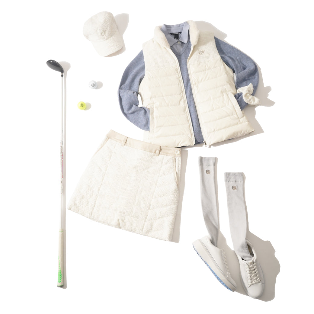 【真冬に求める性能をこの一着に/真冬のラウンドを変える新アイテム】中綿には最先端の高保温素材。裏地には真冬の定番AIRSHUTを採用。防寒性・保温性・軽量性・伸縮性に優れた、目の肥えたZOYユーザーが今注目する「最新・防寒セットアップ」をご紹介