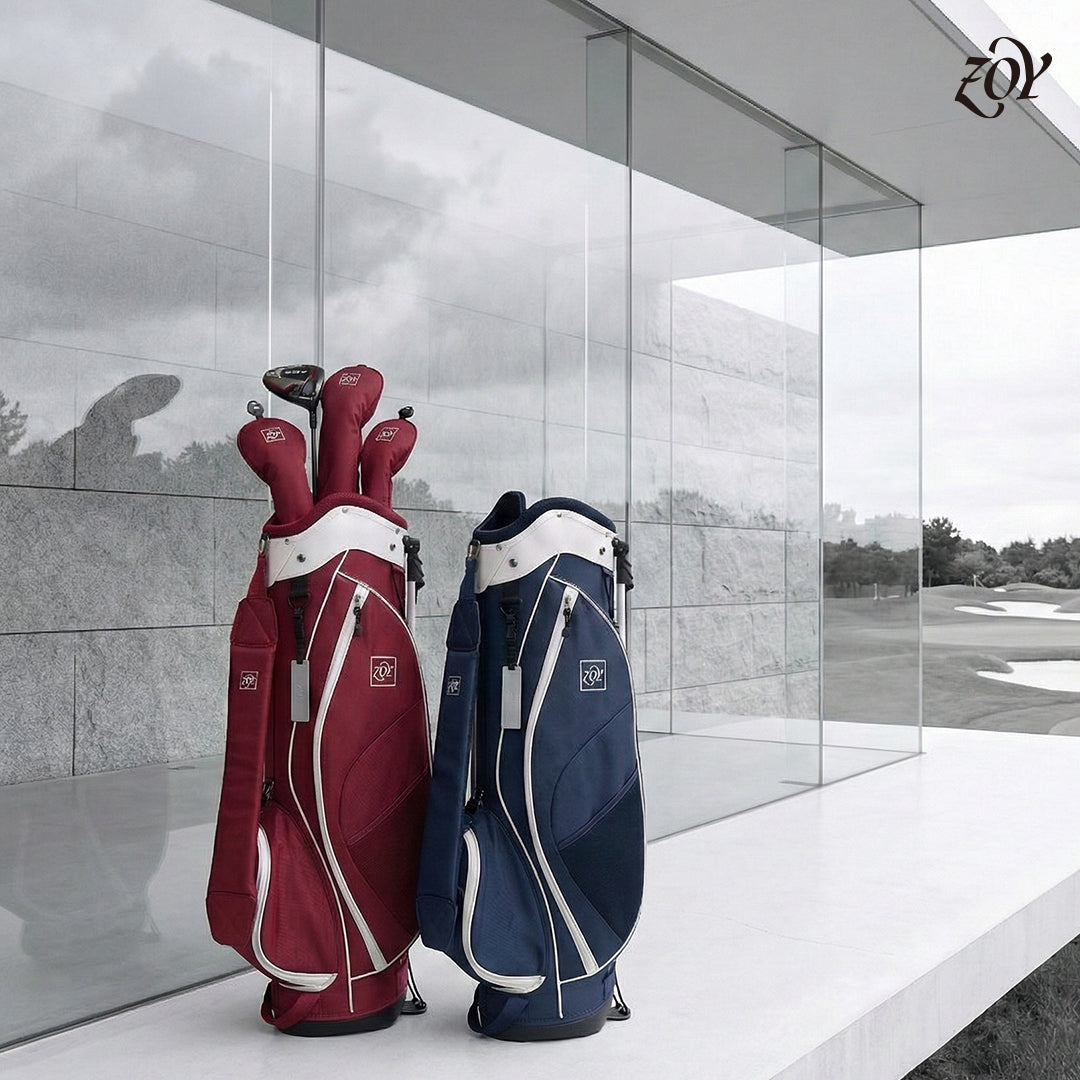 【今最も注目を集める- 最新キャディバッグを全面特集】軽量性・耐水性・安定性だけを磨き上げ、どこまでもシンプルに、どこまでもかろやかに。今年38周年を迎えるZOYが完成させた「超軽量スタンド式キャディバッグ」- 新たなマスターピースを、あなたにも。