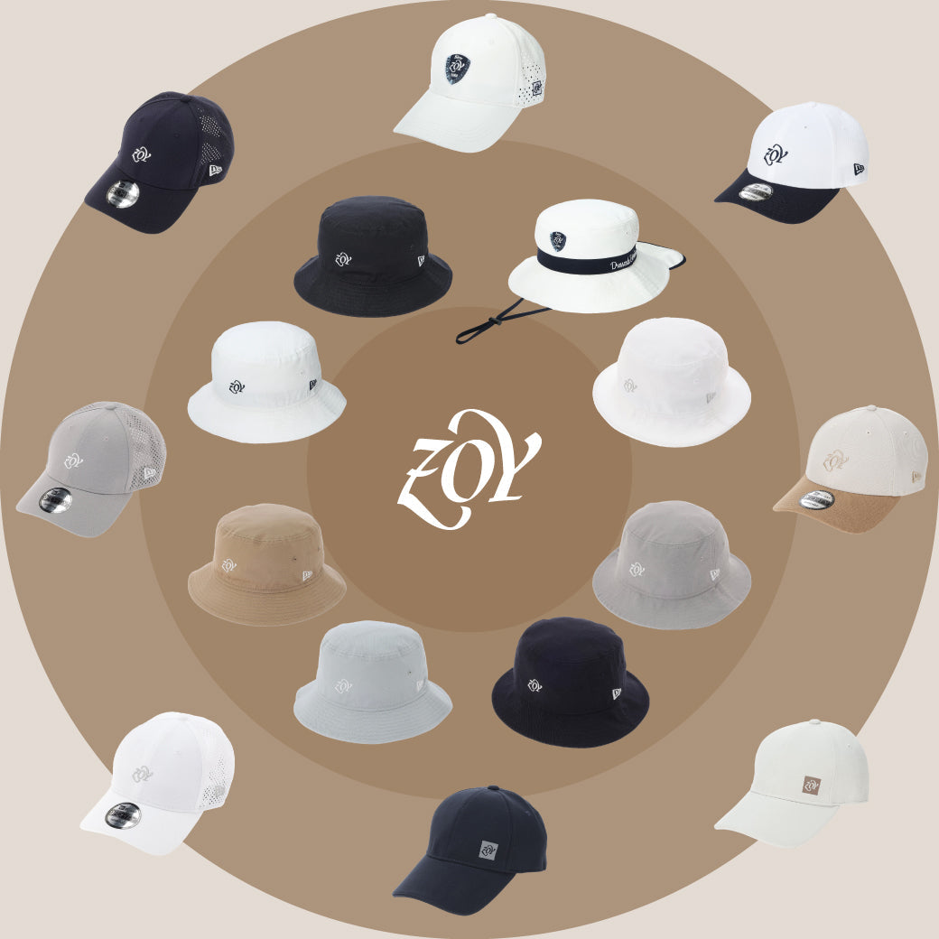 【まだまだ活躍すること間違いなし!】涼しさとスタイルを両立する、ZOYのキャップ&ハット