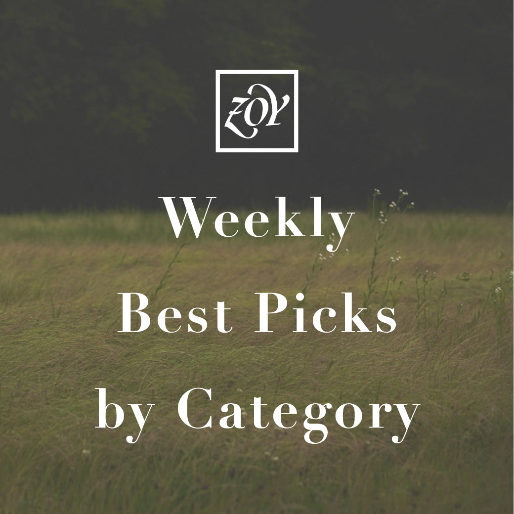 【ZOY WEEKLY BEST】最新人気ランキング「BEST3」をカテゴリ別でご紹介