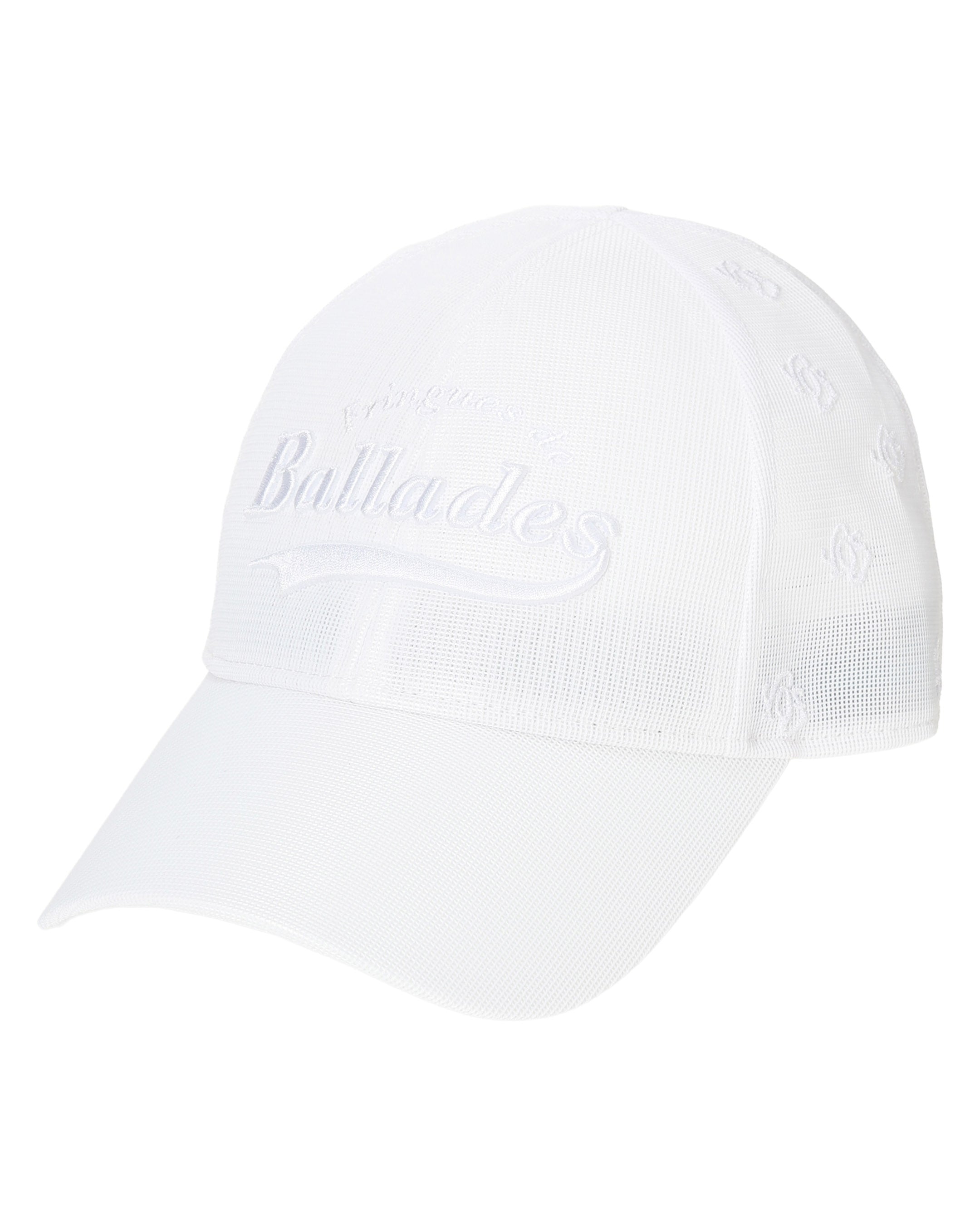 UNISEX 撥水メッシュキャップ ホワイト