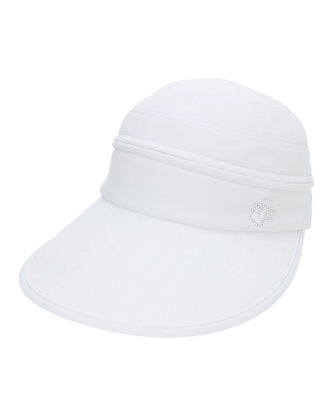 WOMEN エンボスロゴギガバイザー ホワイト