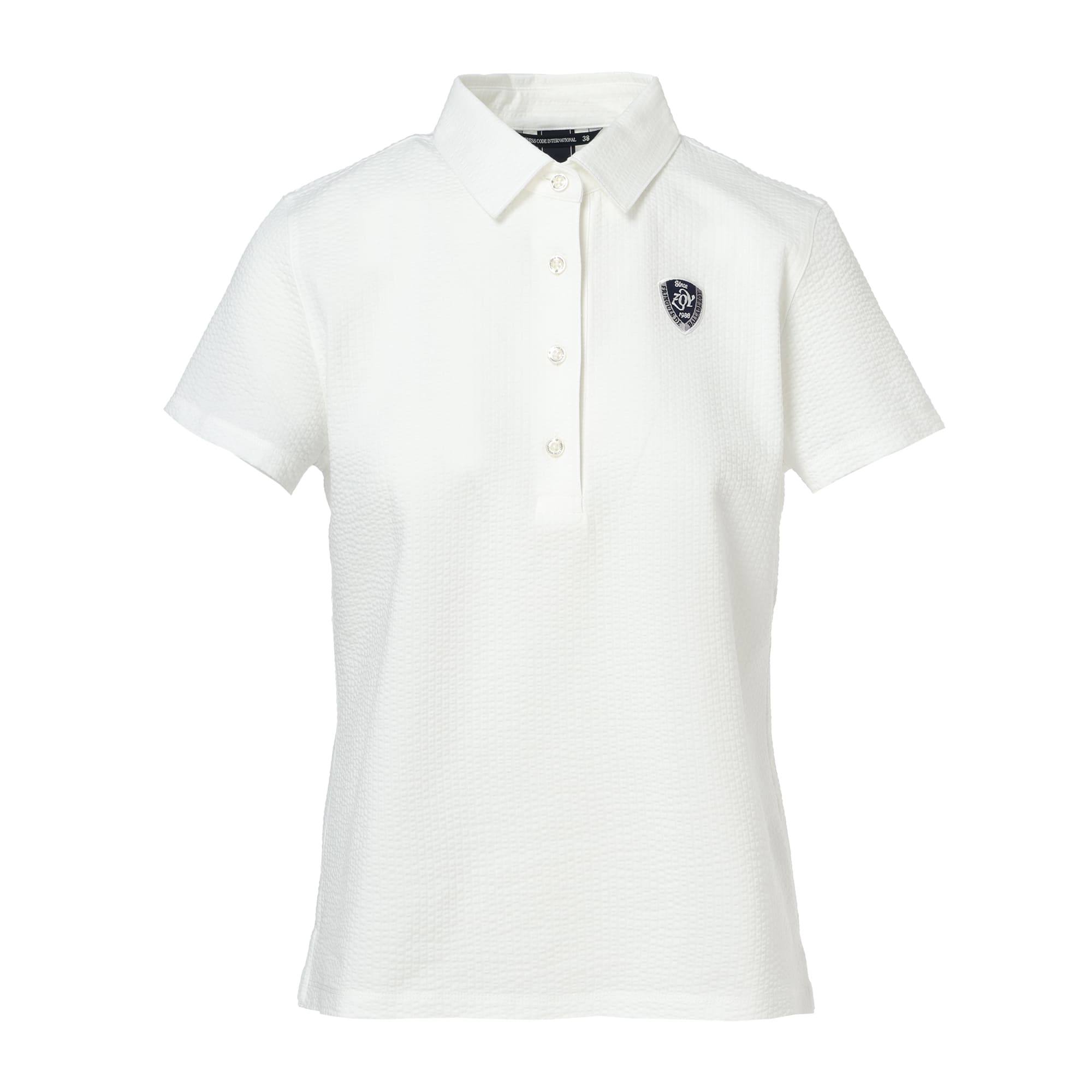 Women's Silky Soccer Jersey Short Sleeve Shirt White