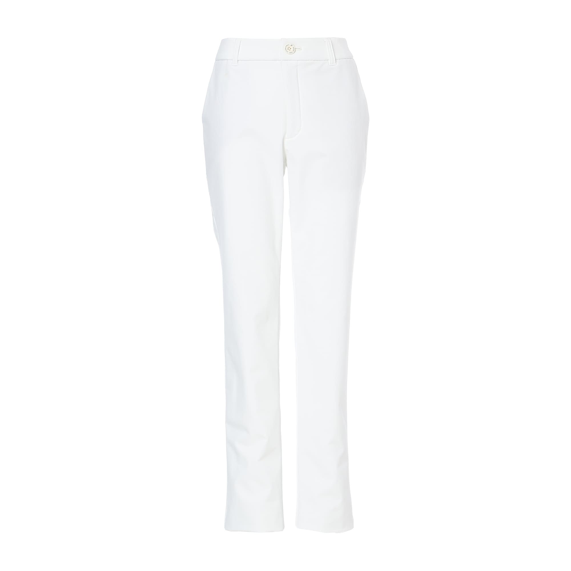 Women's 4-Way Stretch Recycled PL x Back Fleece Long Pants, White