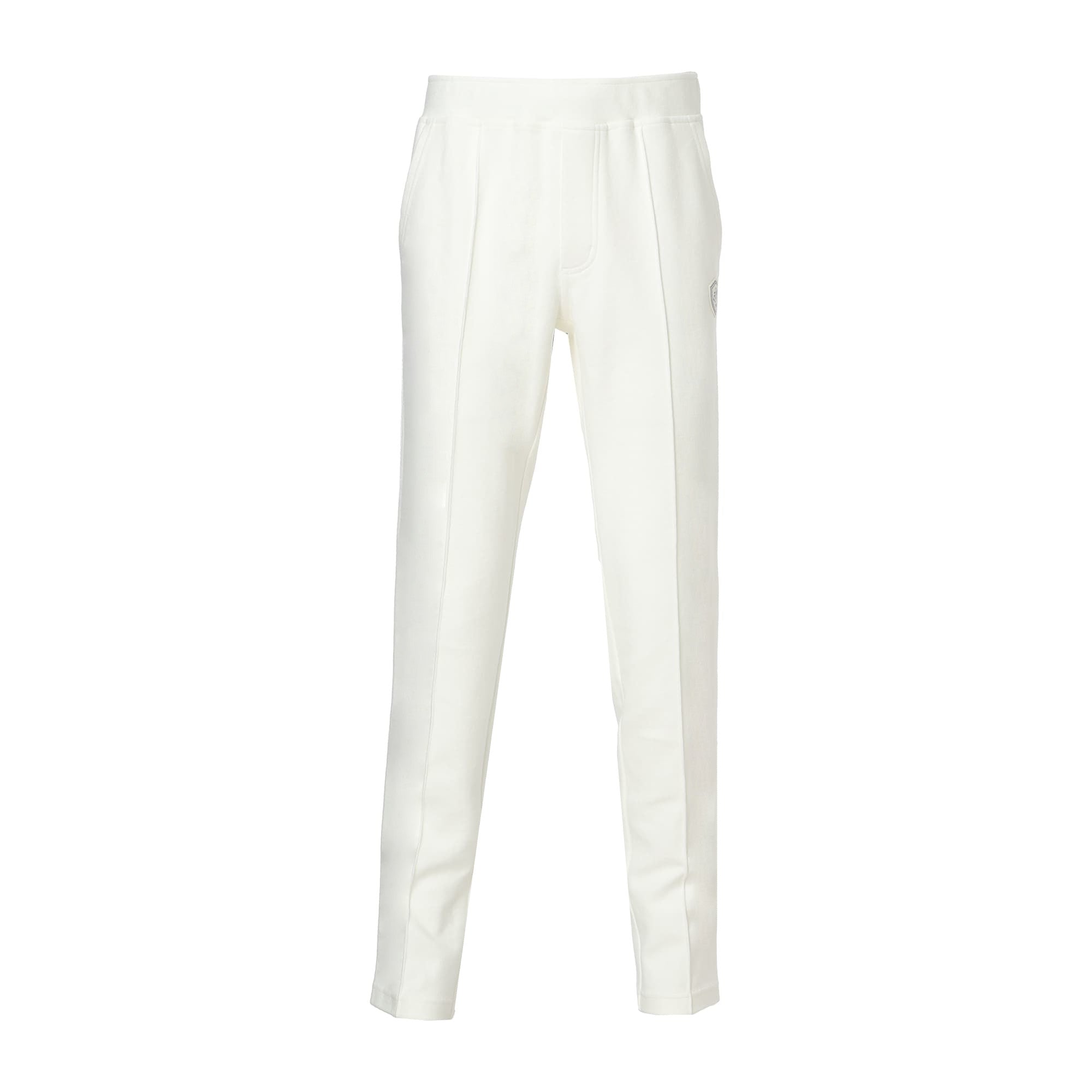 Men's Organic Cotton Pile Long Pants in White