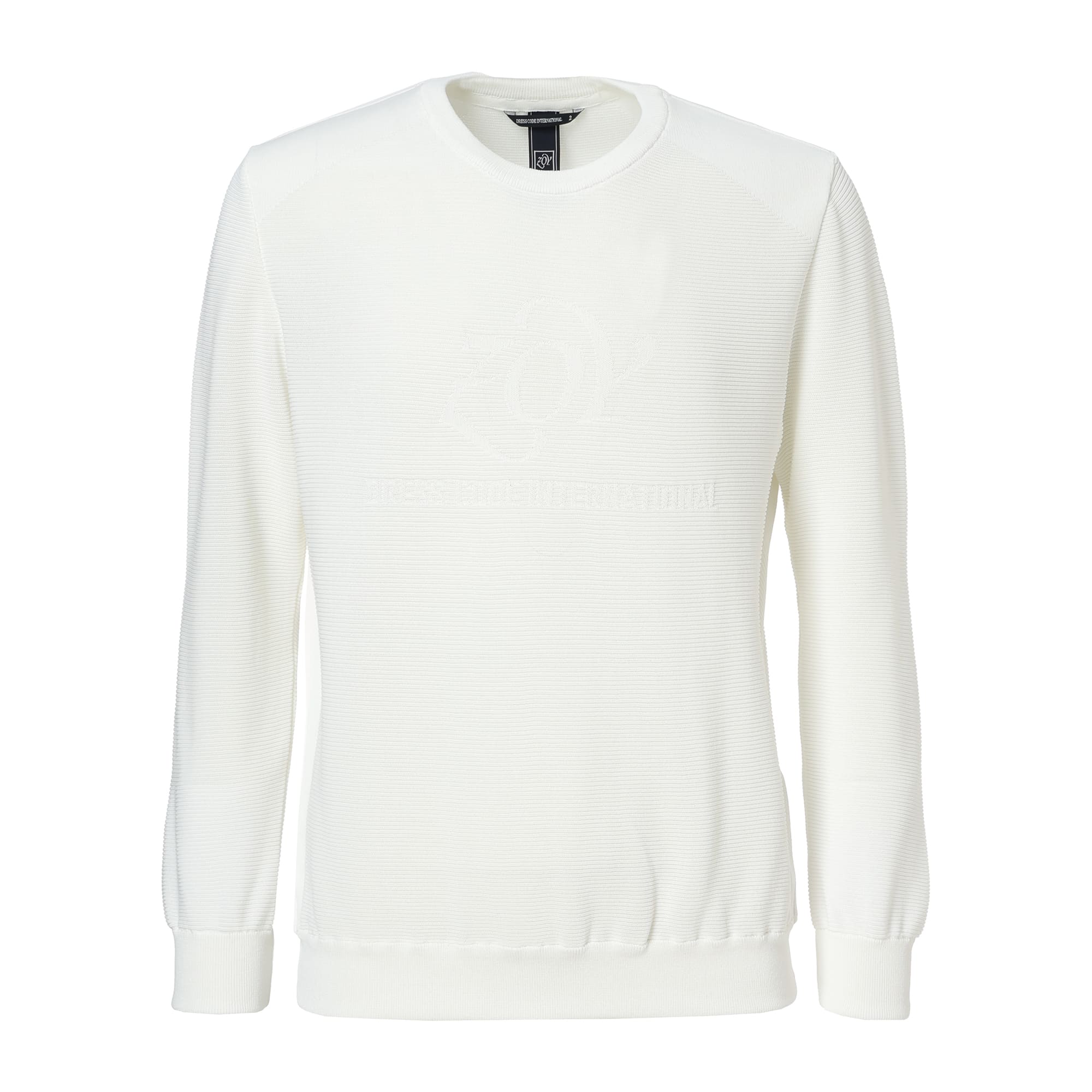 MEN プルーフプラスエコアルファ 長袖セーター ホワイト