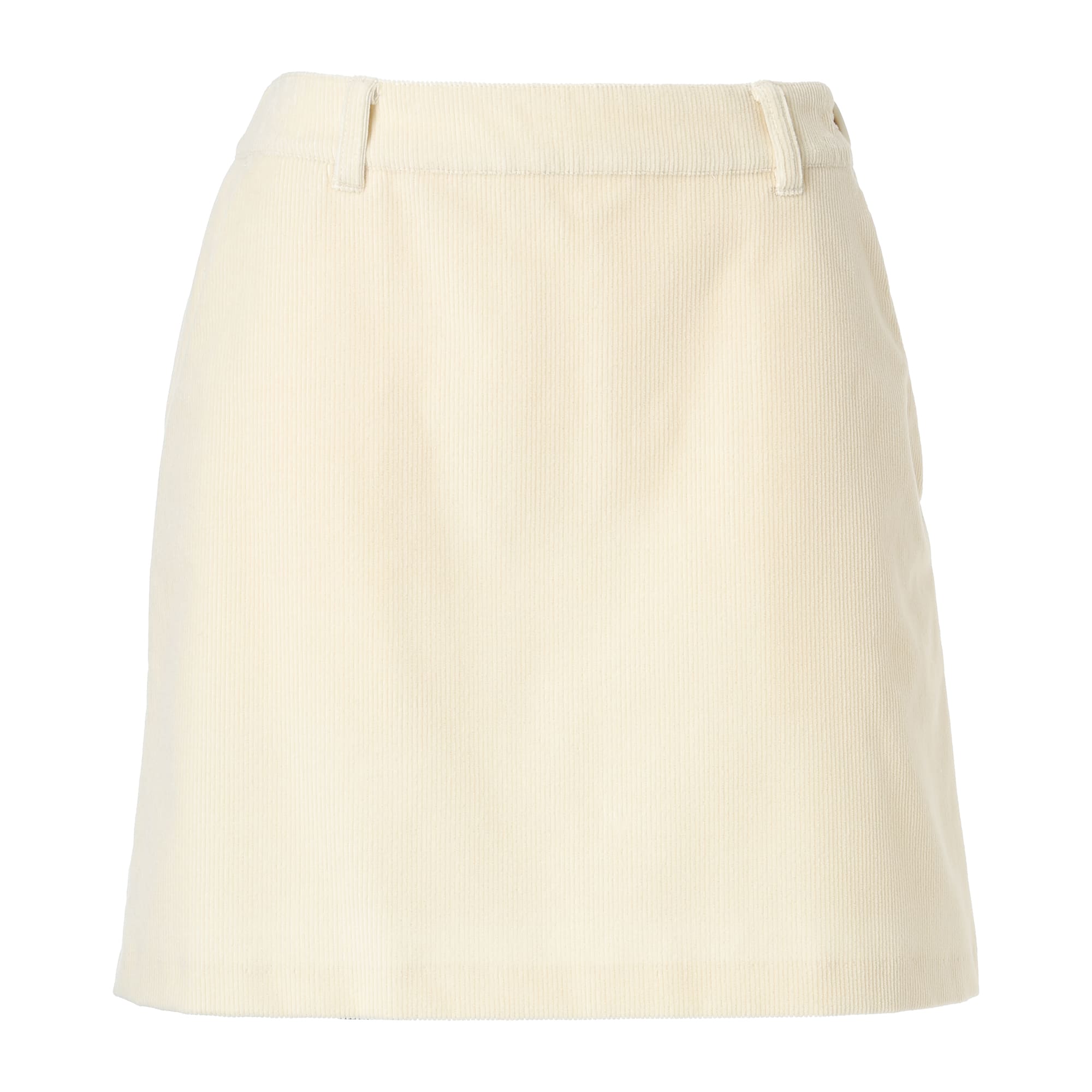 WOMEN ウールコーデュロイ スカート エクリュ