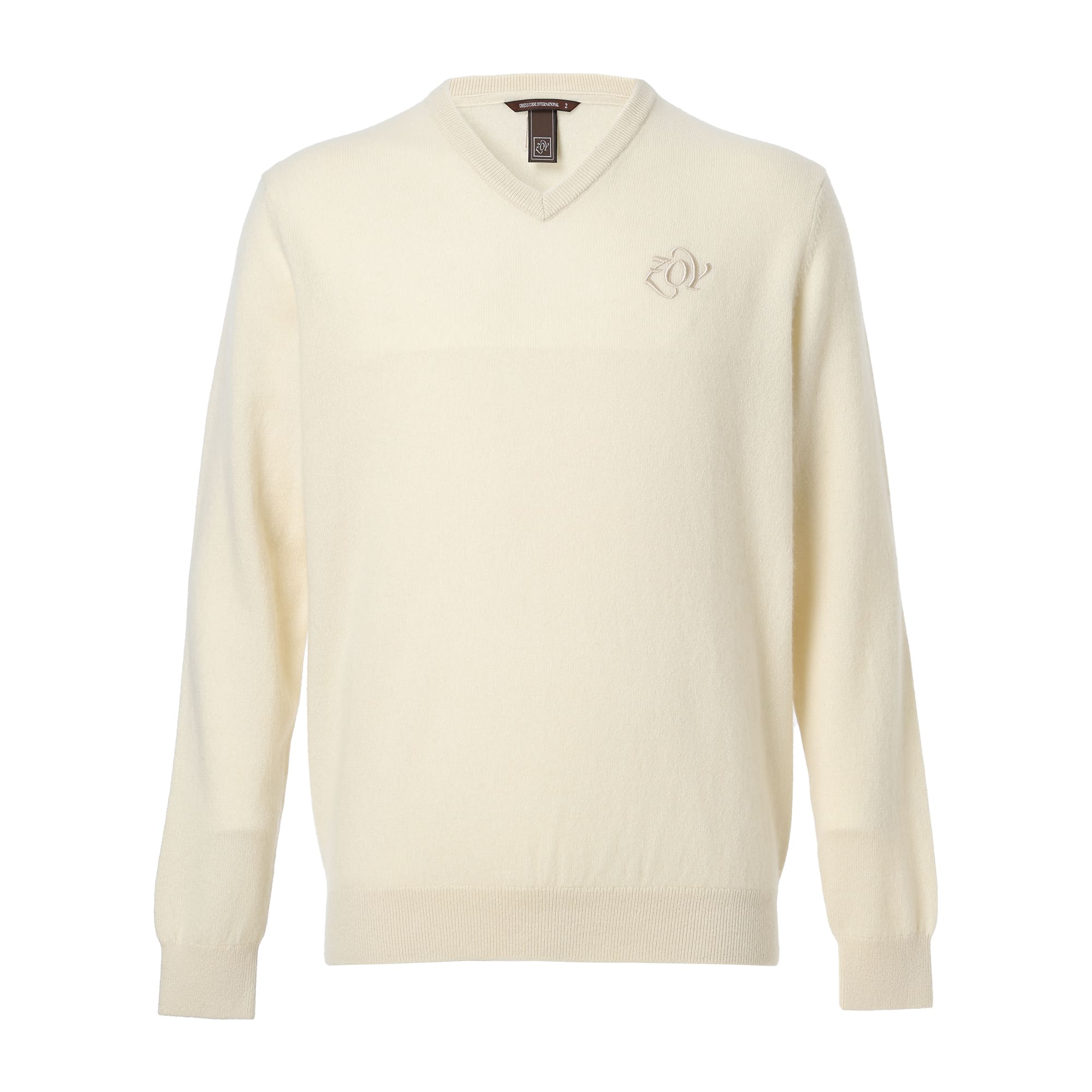 MEN Premium CASHMERE 長袖セーター エクリュ