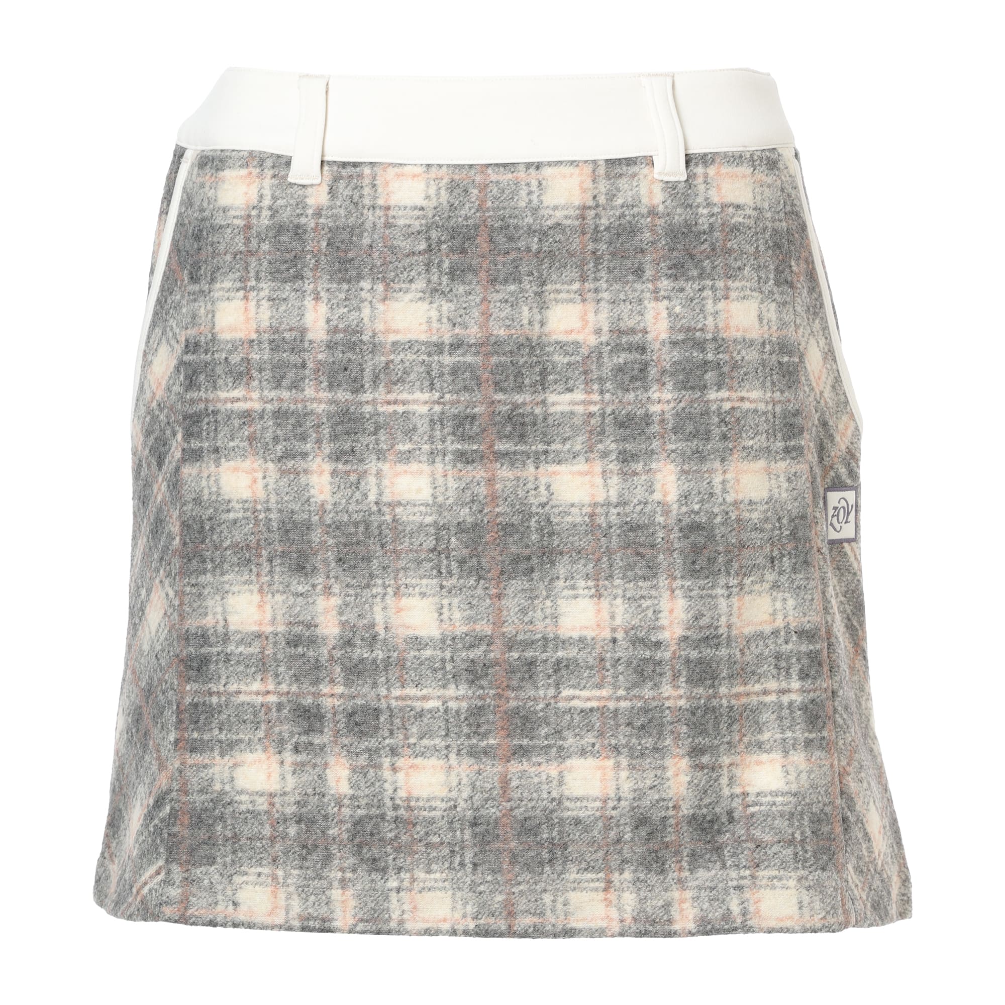 Women's Sliver Check JQ Skirt (Windproof Lining) Off-White 071644311