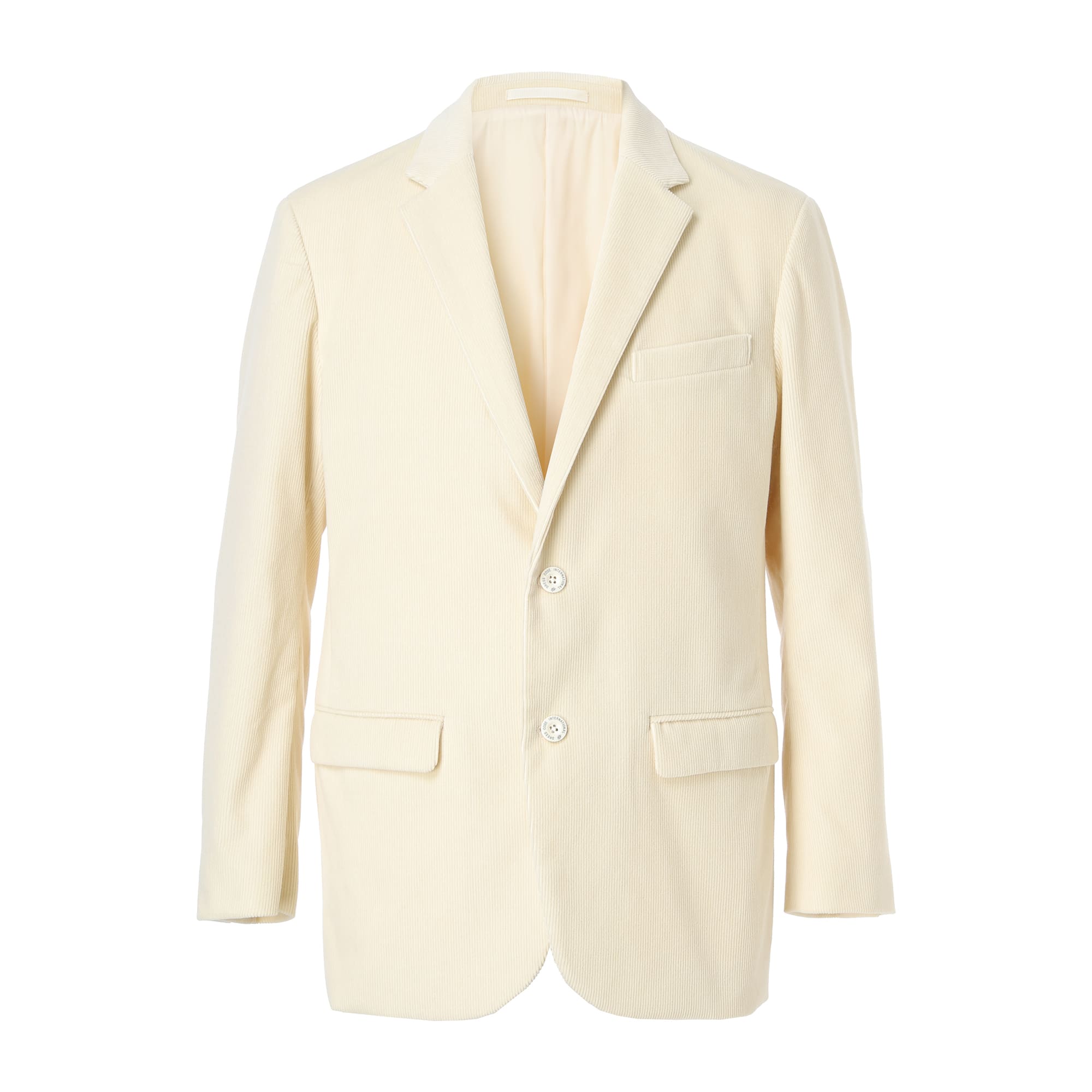 MEN ウールコーデュロイ ジャケット エクリュ