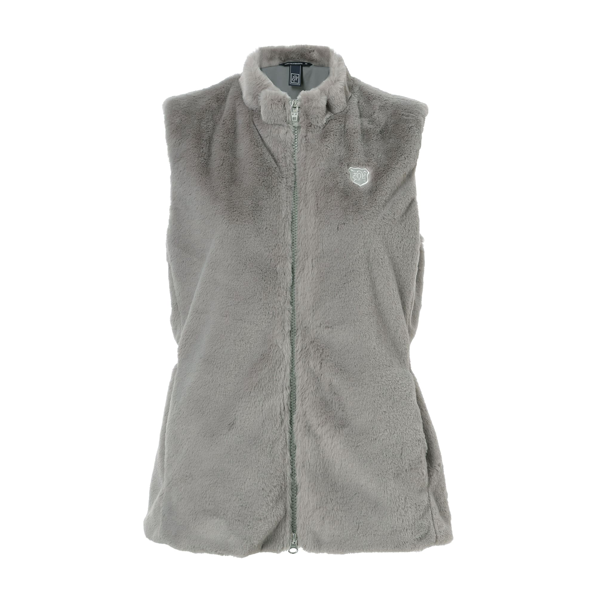 WOMEN FUR light ベスト グレー