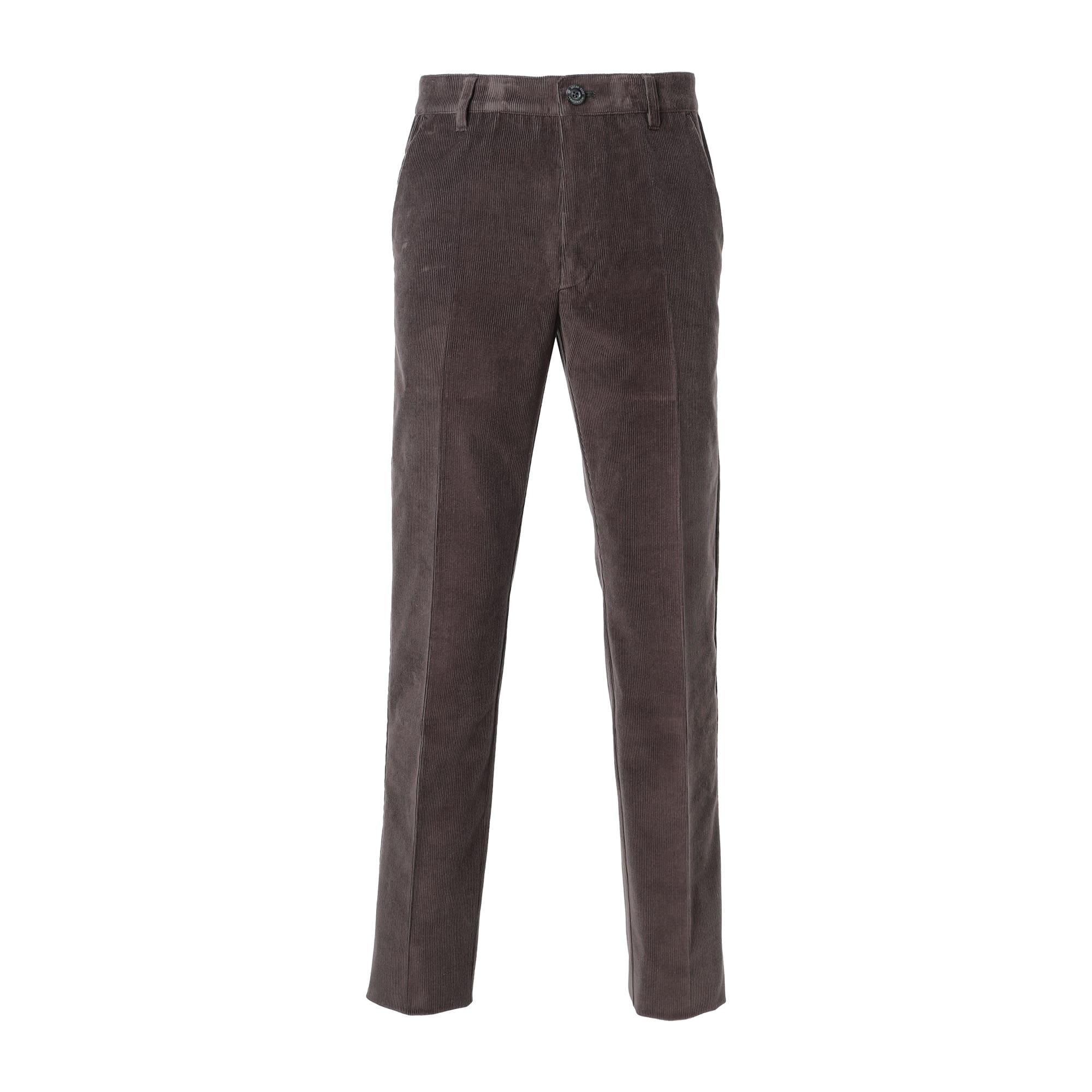 Men's Wool Corduroy Long Pants, Charcoal