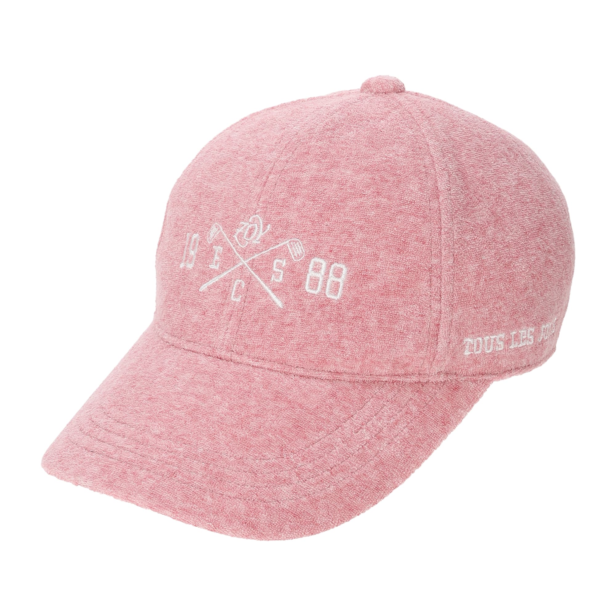 UNISEX メランジオーガニックコットンパイル キャップ ストロベリー
