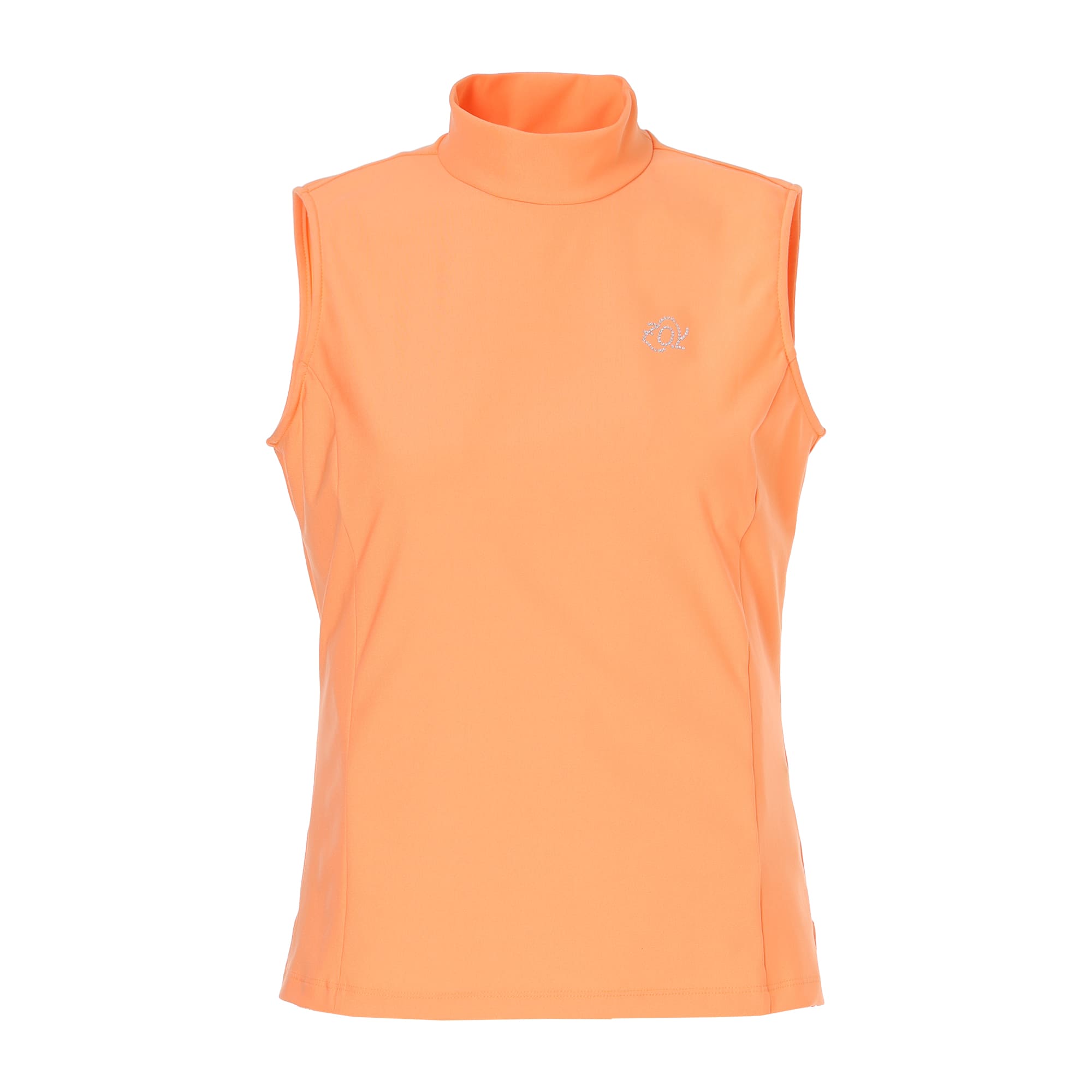 WOMEN ハイパワーストレッチジャージー ノースリーブシャツ オレンジ