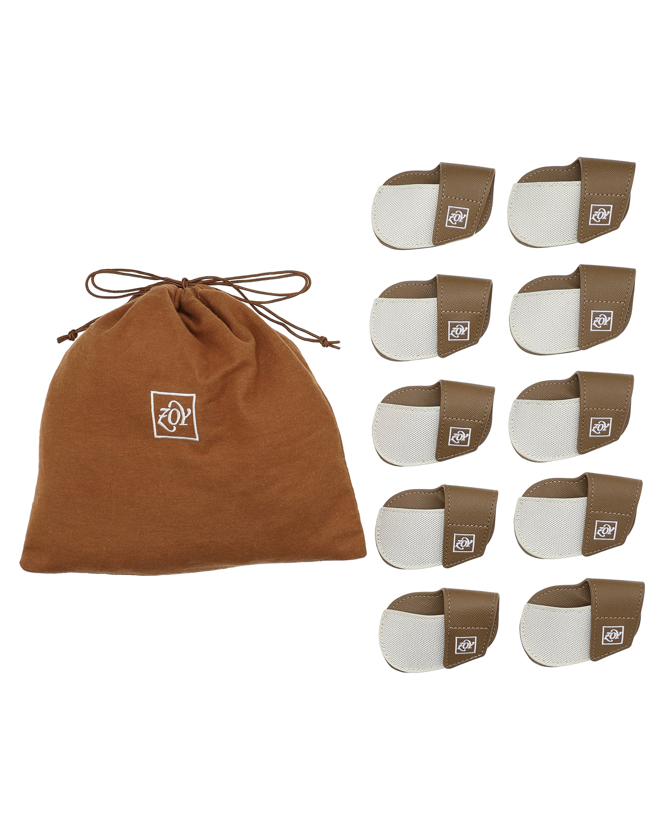 UNISEX キャンバスアイアンカバーセット ベージュ