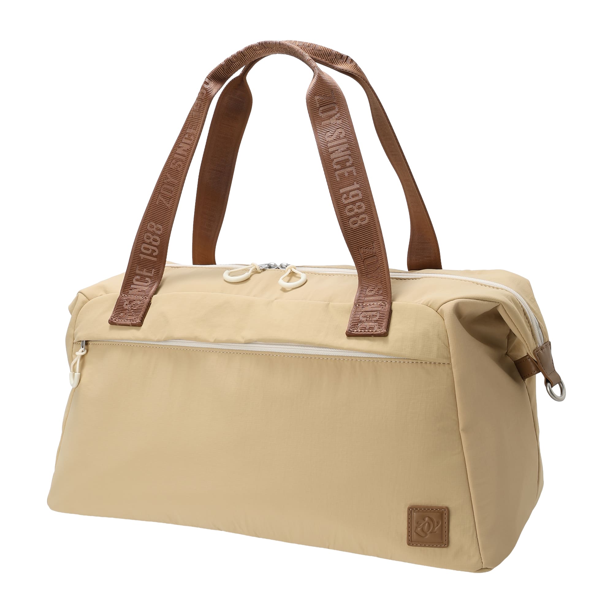 UNISEX ボストンバッグ カフェオレ