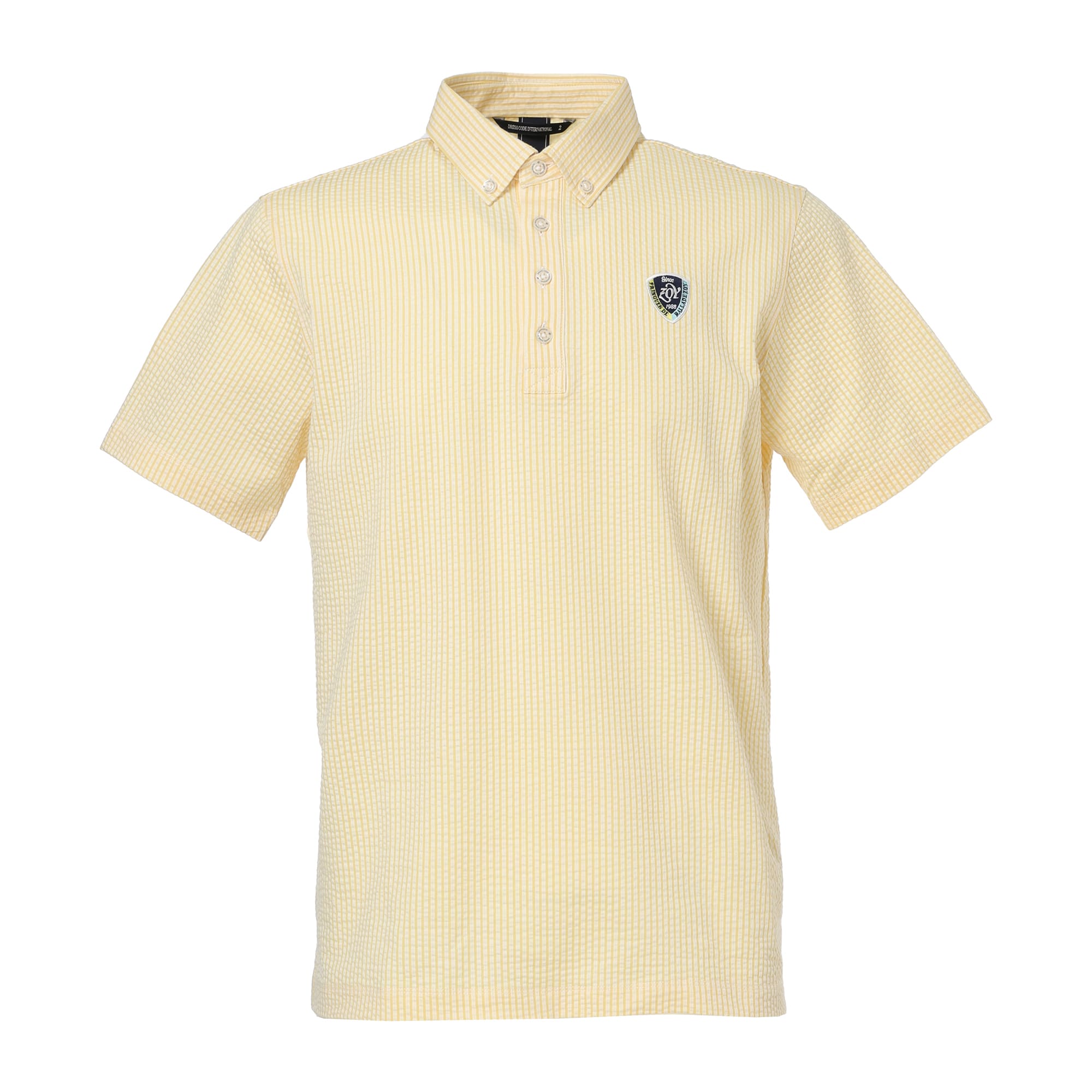 Men's Silky Soccer Jersey Short Sleeve Shirt, Banana Yellow