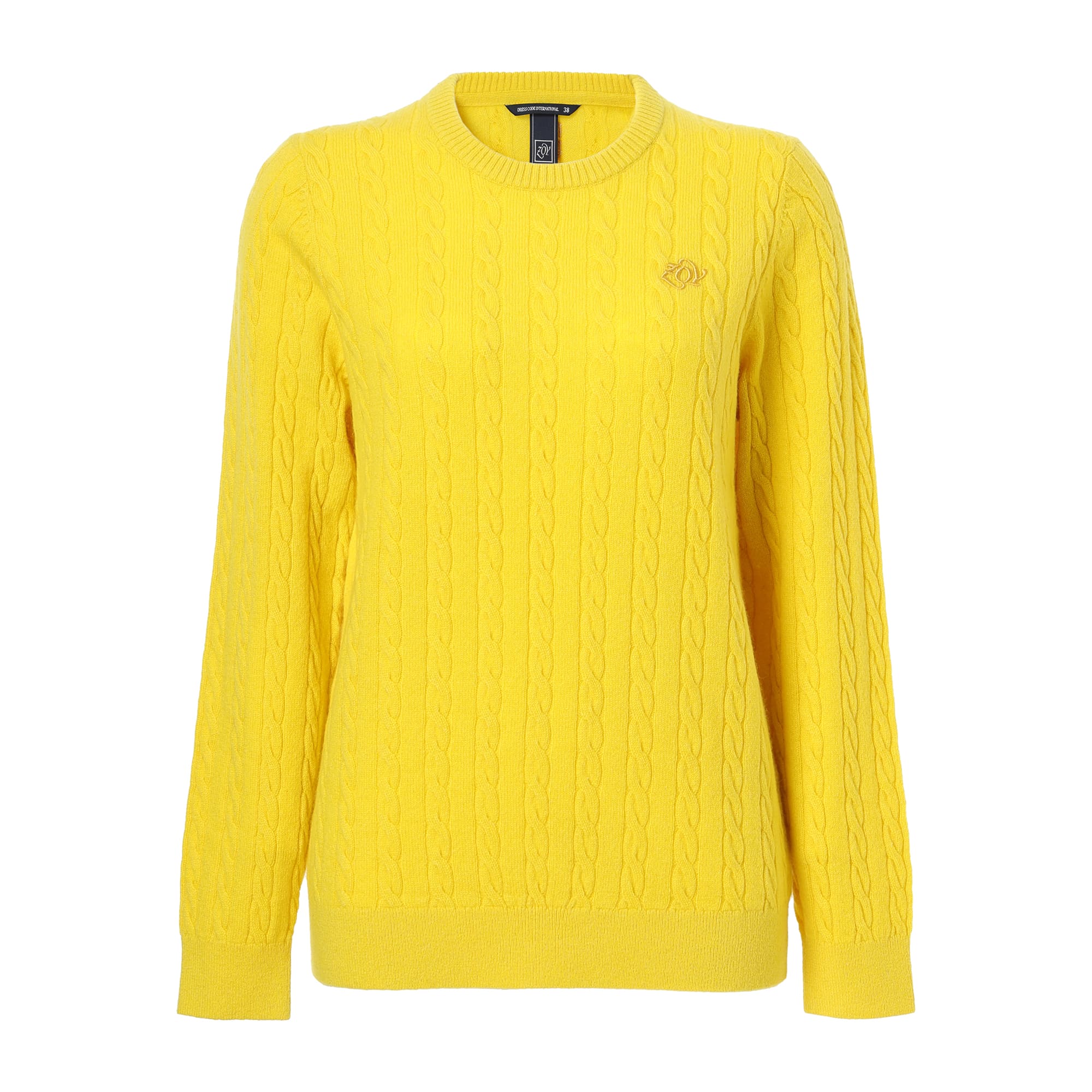 WOMEN Recycled CASHMERE 長袖セーター イエロー