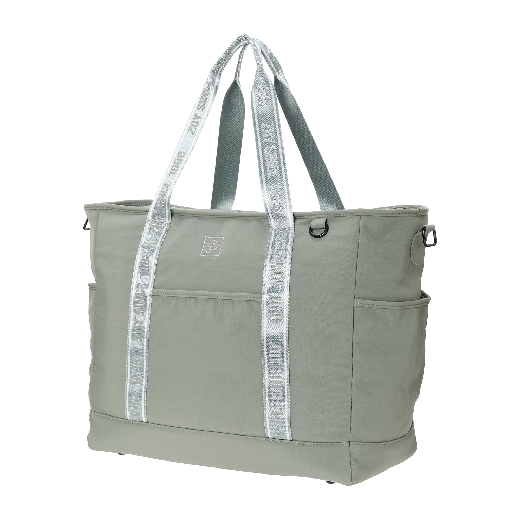 UNISEX ナイロンビックトートバッグ セージ