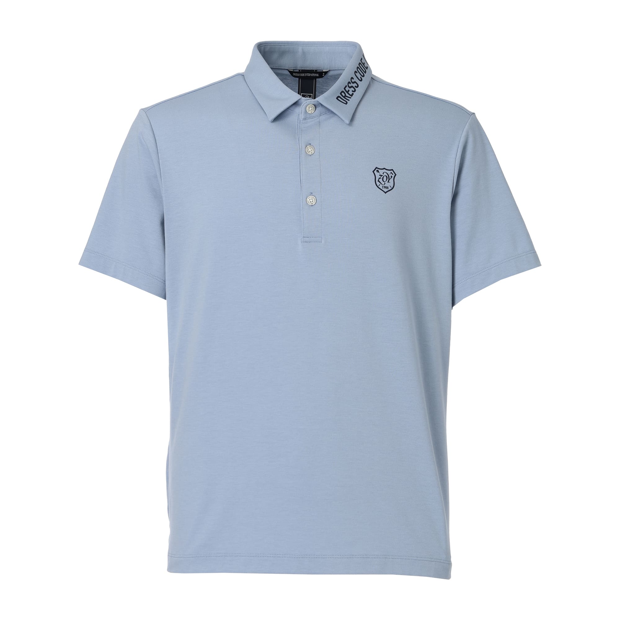 MEN ストレッチジャージー 半袖シャツ ディープマリン