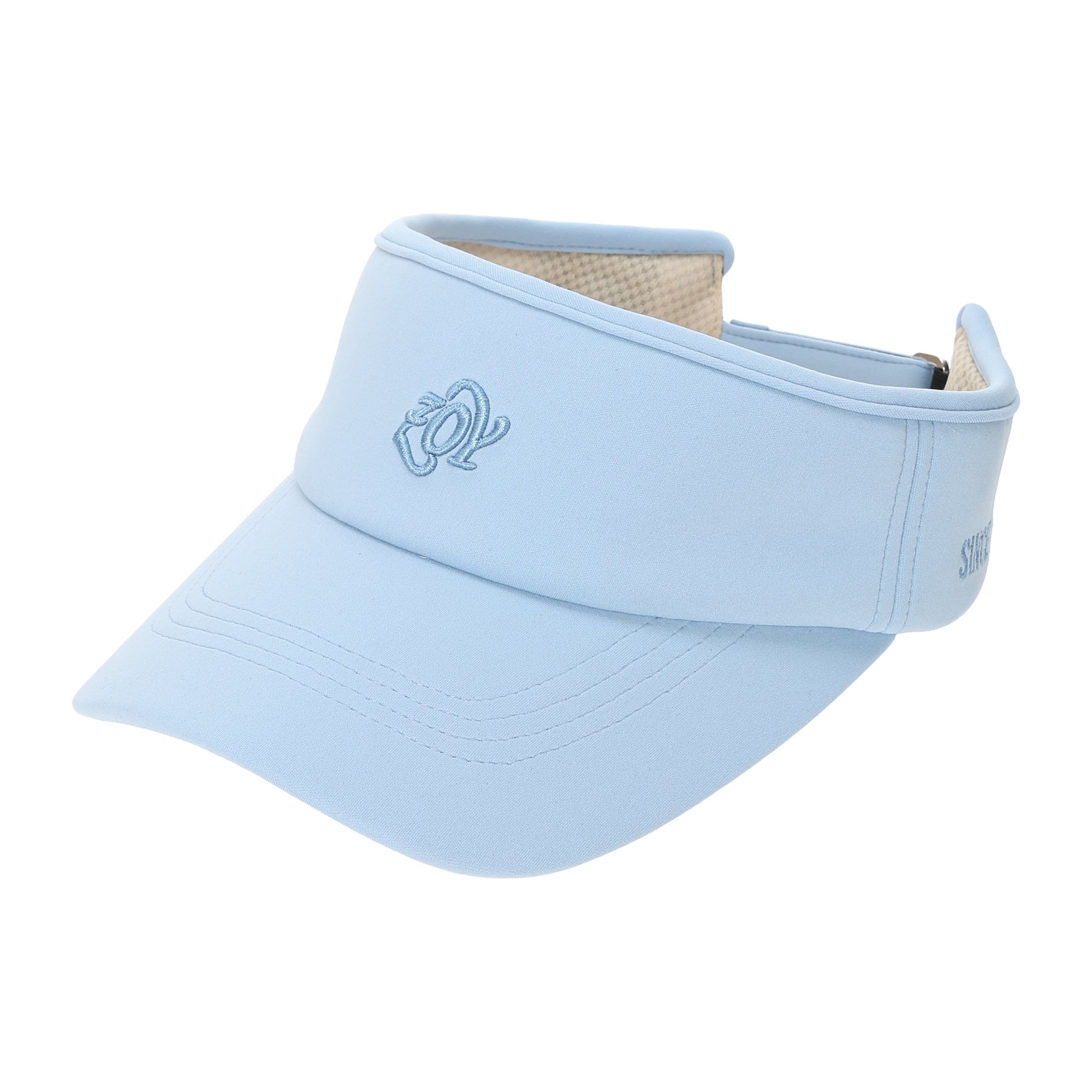 WOMEN ワイドブリムバイザー サックス