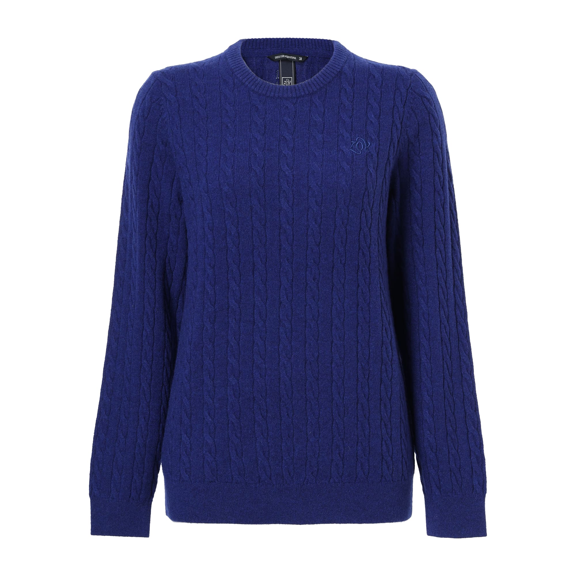 WOMEN Recycled CASHMERE 長袖セーター ロイヤルブルー