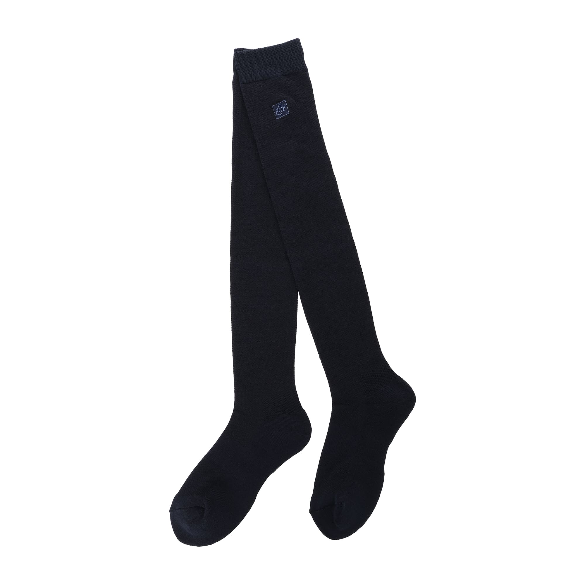 WOMEN メッシュニーハイソックス ネイビー