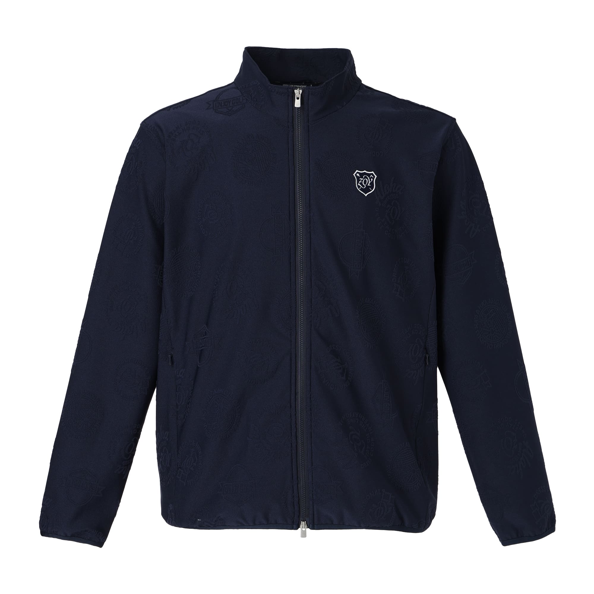 Men's 3D Bear Jersey Blouson in Navy