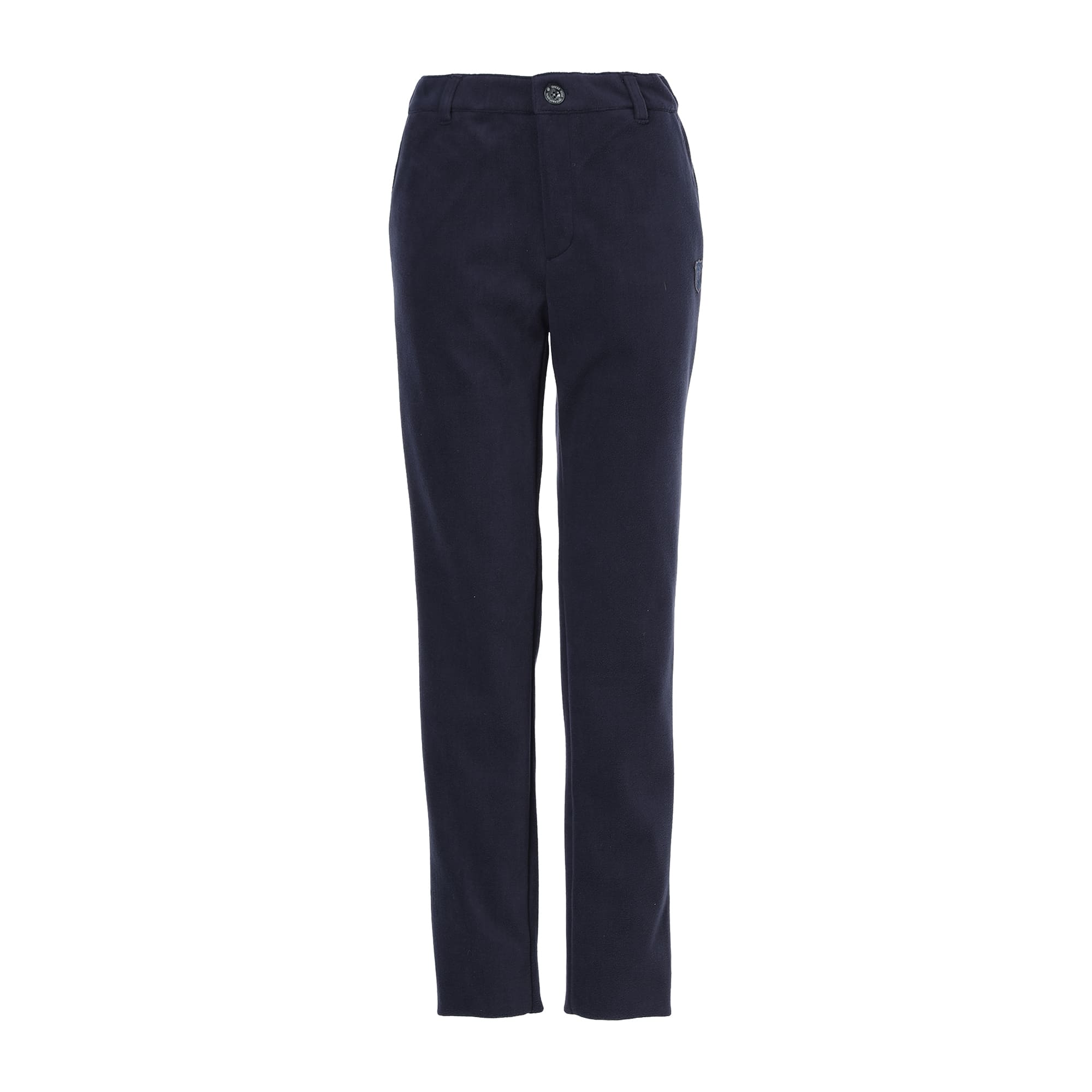 Women's Block Fleece Laminate Long Pants, Navy