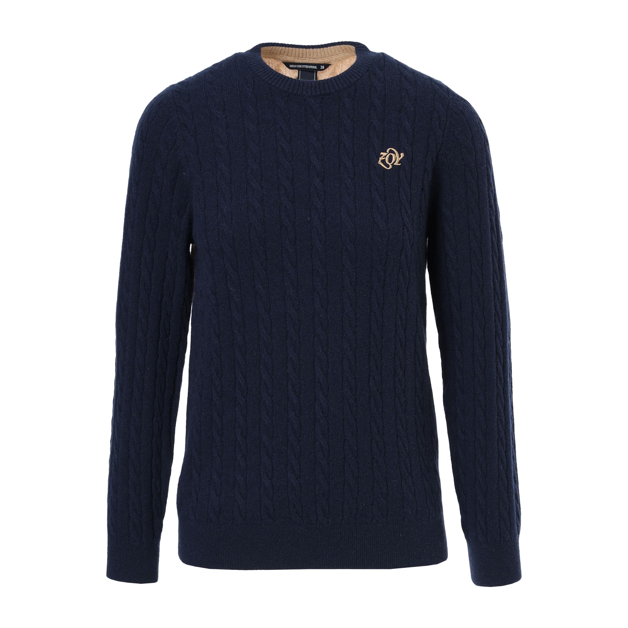 WOMEN Recycled CASHMERE 長袖セーター ネイビー