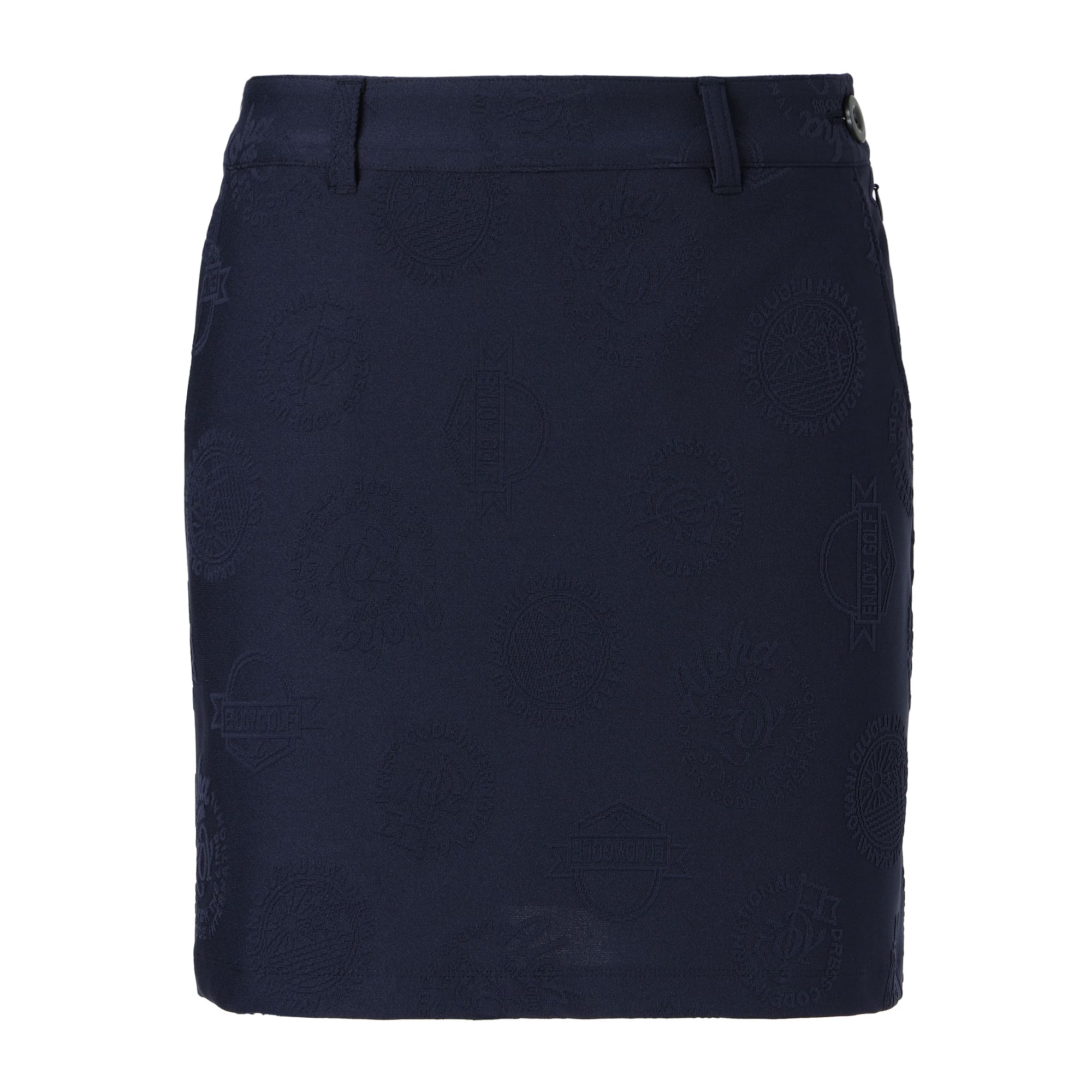 Women's 3D Bear Jersey Skirt, Navy