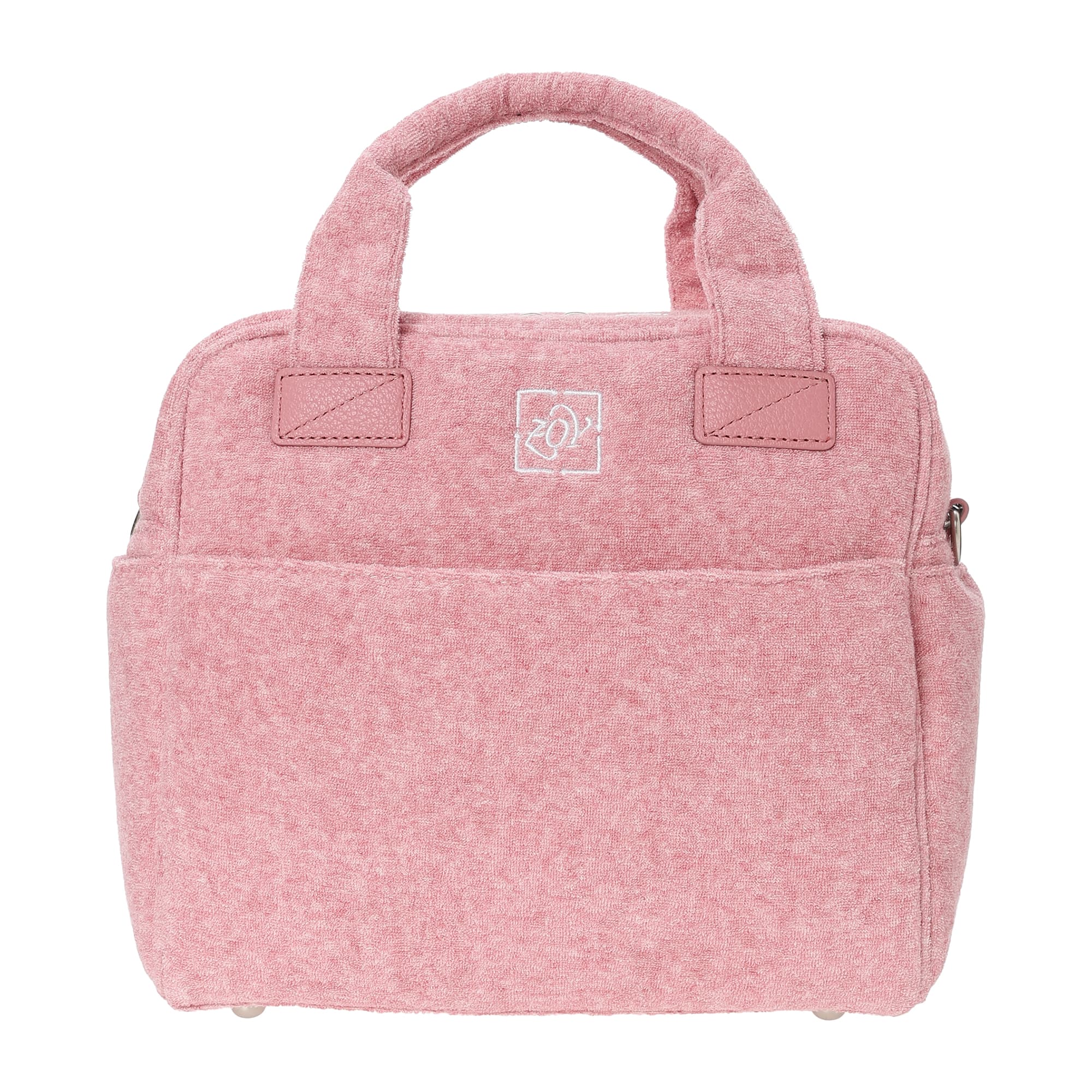UNISEX メランジオーガニックコットンパイル カートバッグ ストロベリー