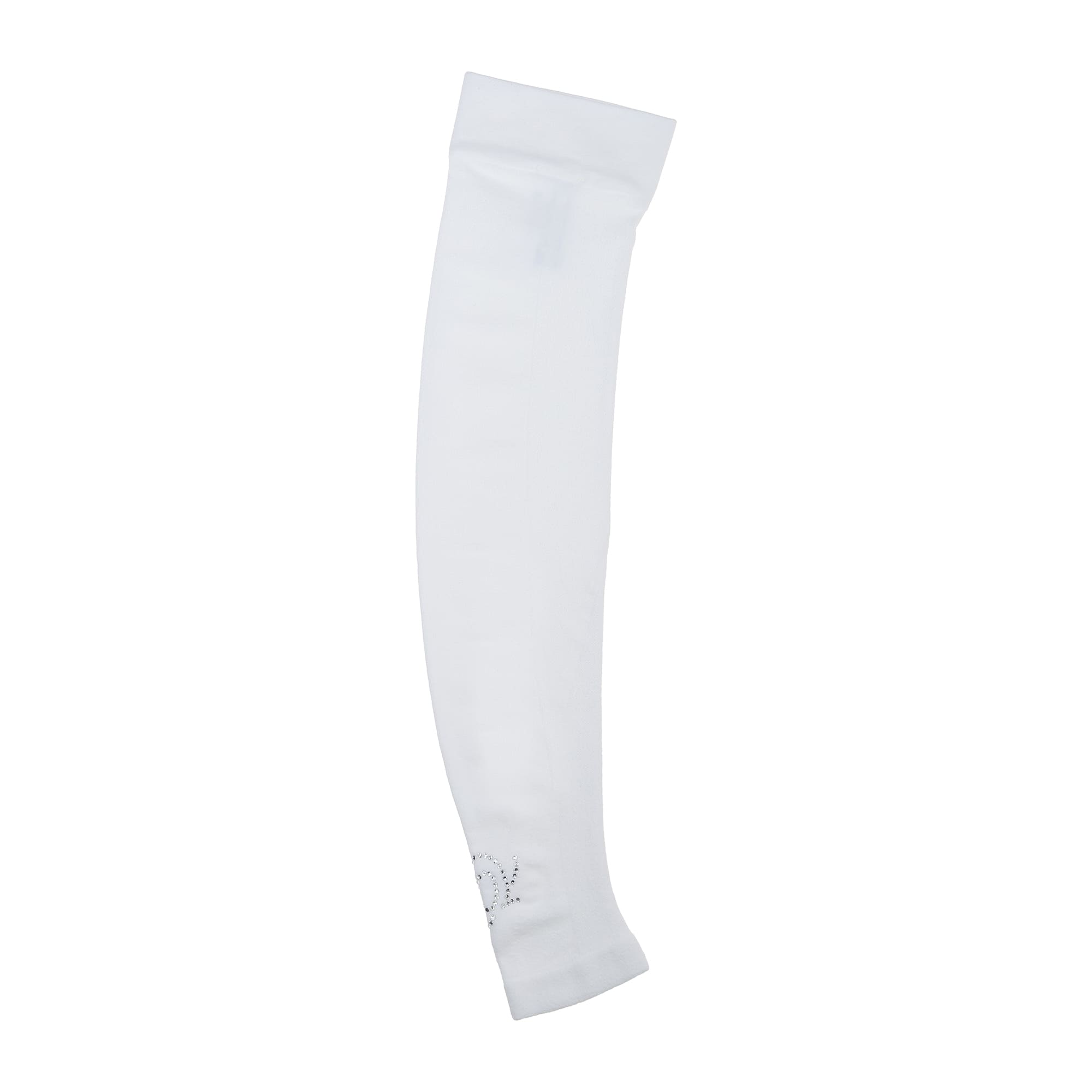 Women's Cold Air Rhinestone Arm Covers in Black