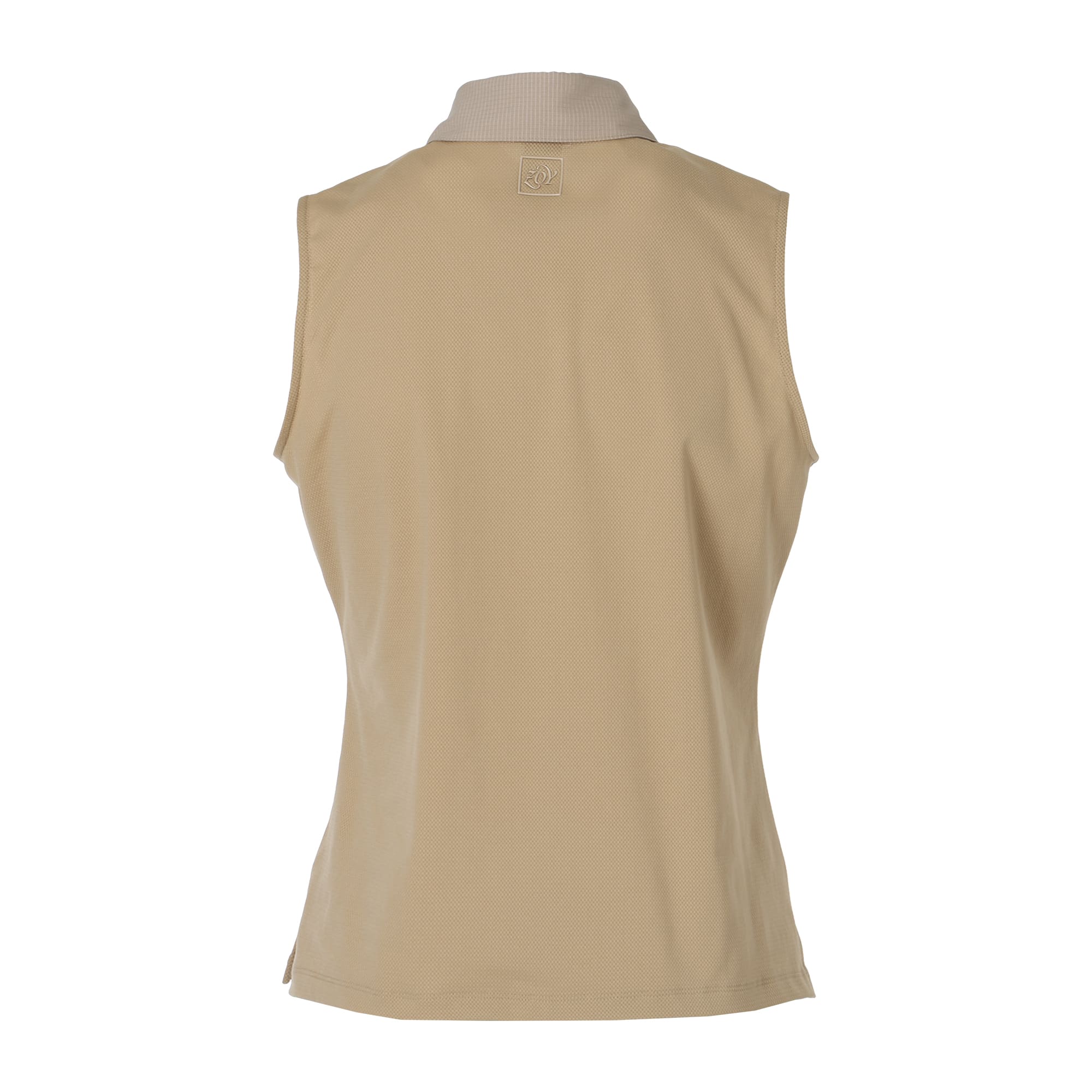 WOMEN SOFTCOOLトリコットメッシュ ノースリーブシャツ ベージュ