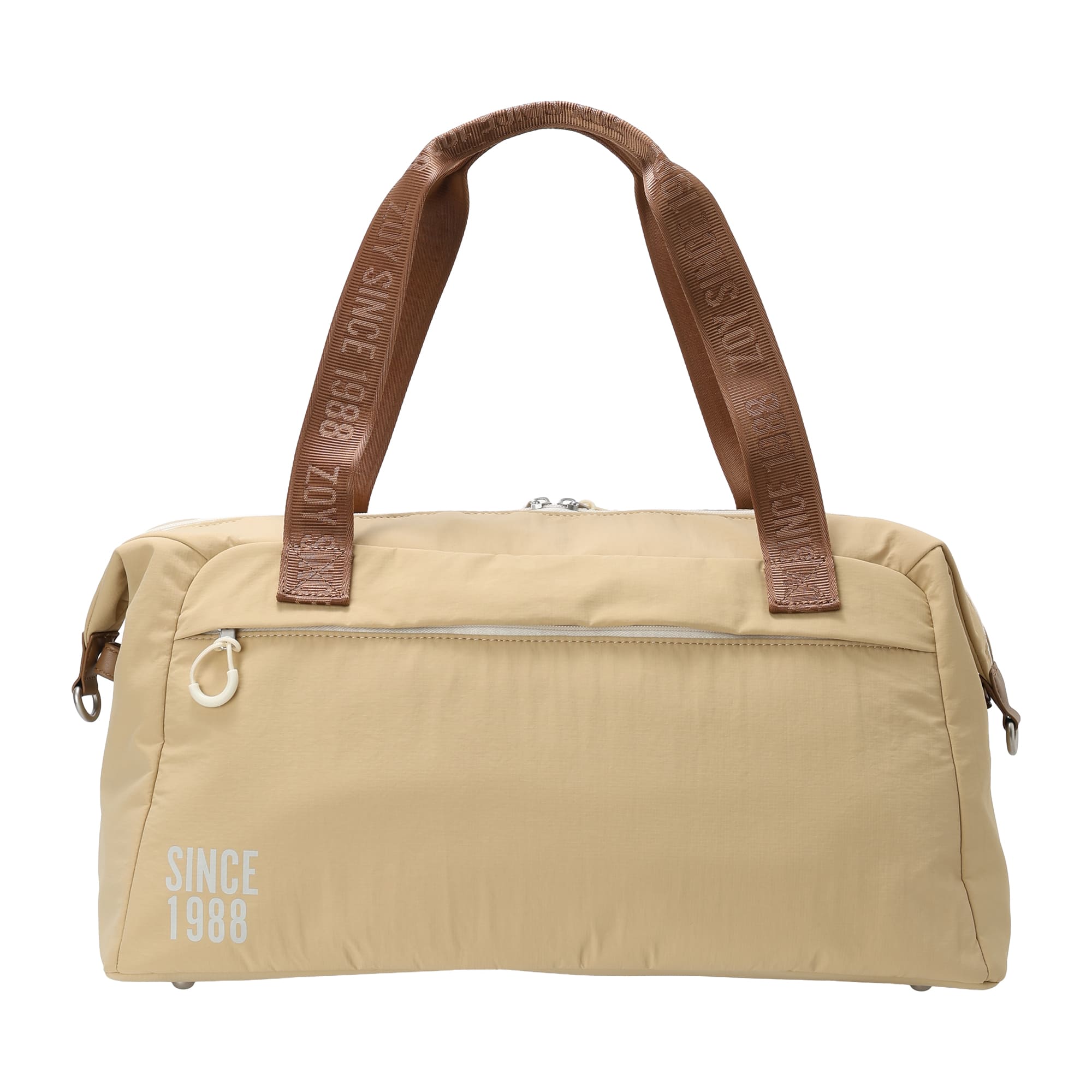 UNISEX ボストンバッグ カフェオレ