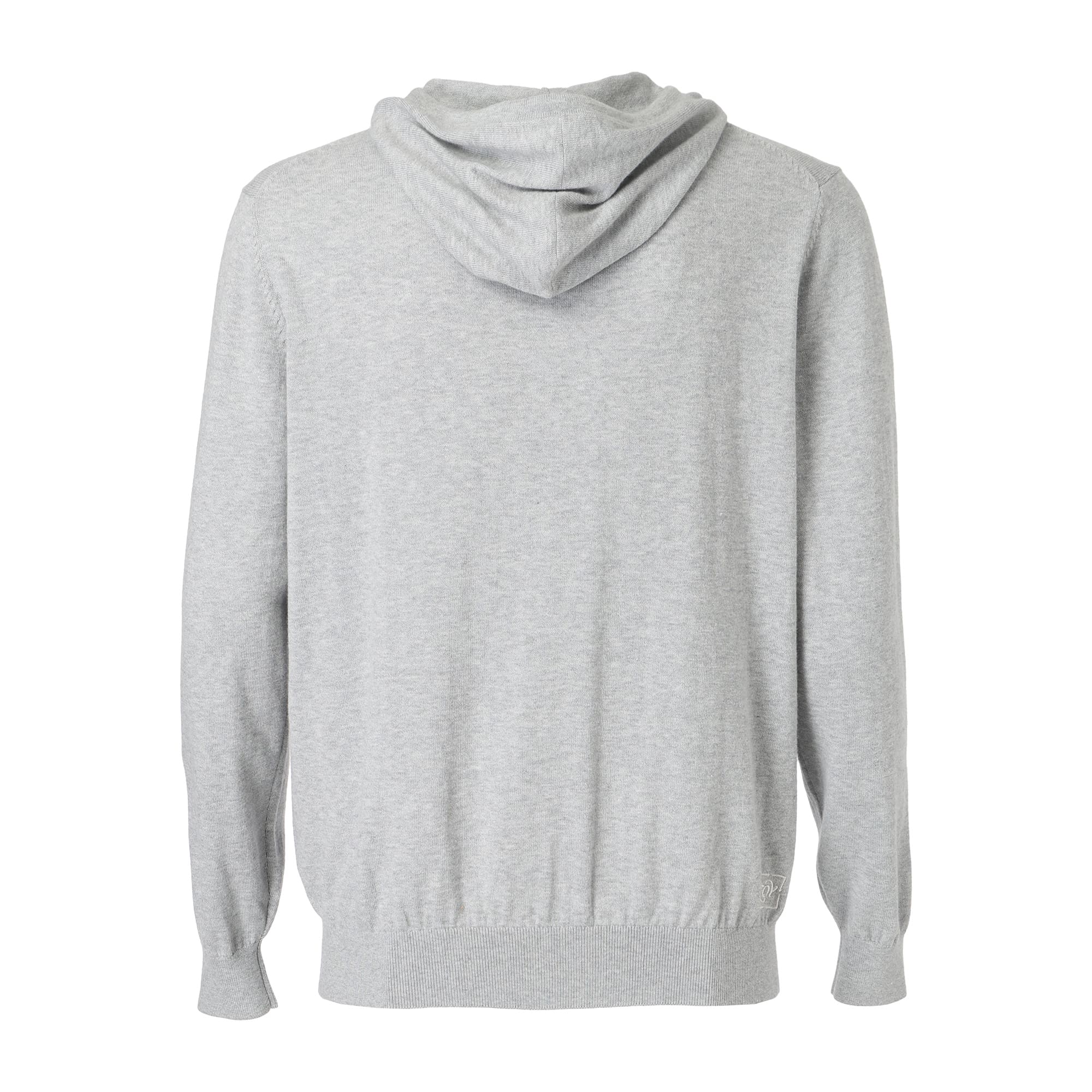 MEN MELANGE COTTON 長袖セーター グレー