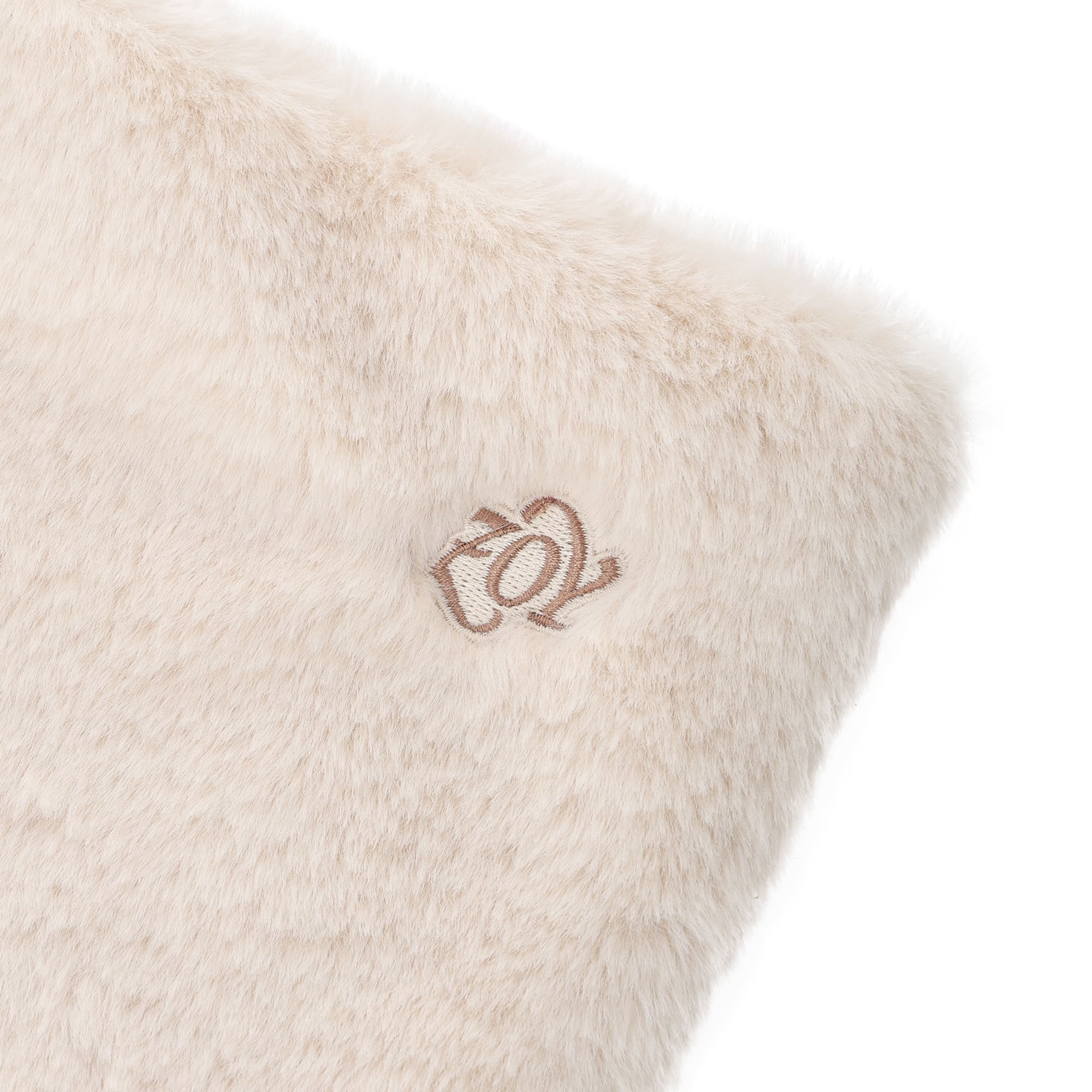 WOMEN FUR Light Neck Warmer, Gray, 071644811