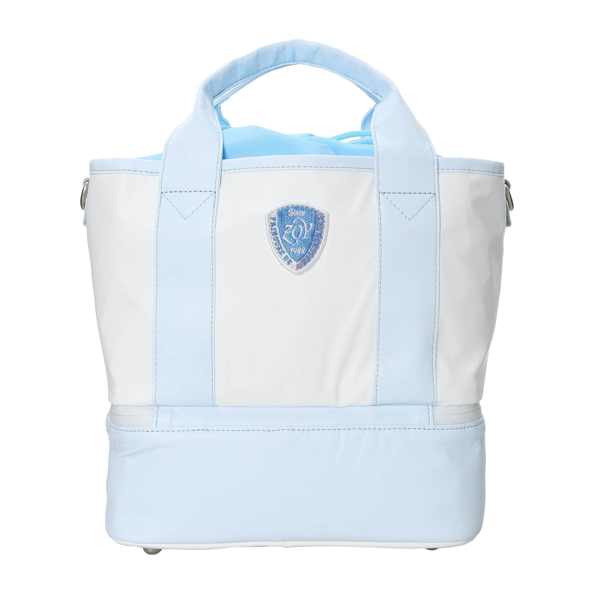 UNISEX 二層式カートバッグ クリーム