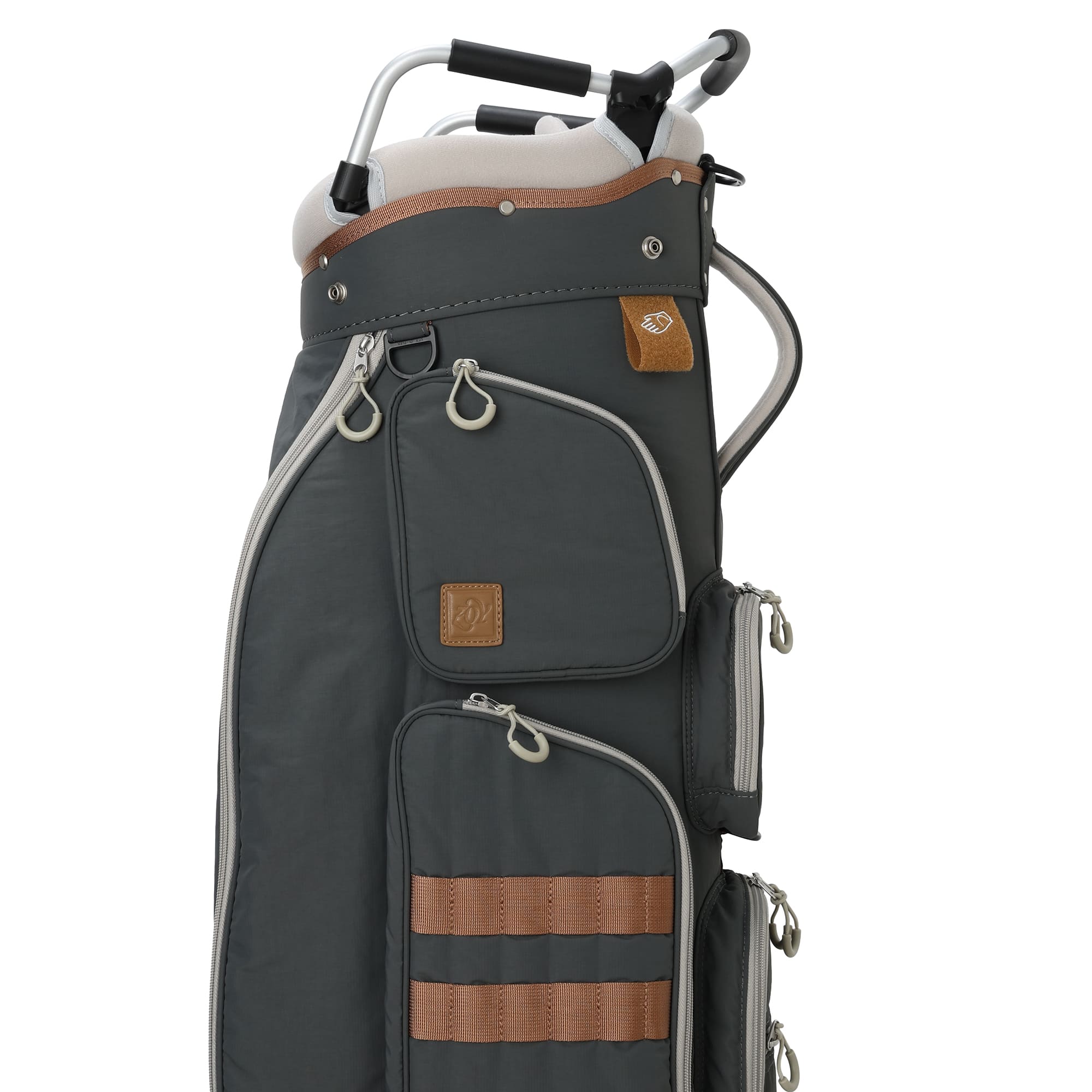 UNISEX 四輪キャディバッグ カフェオレ