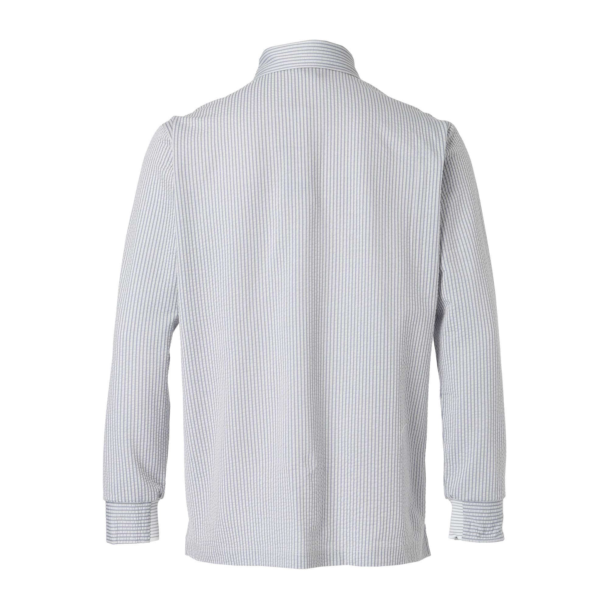 Men's Silky Soccer Jersey Long Sleeve Shirt, Light Gray