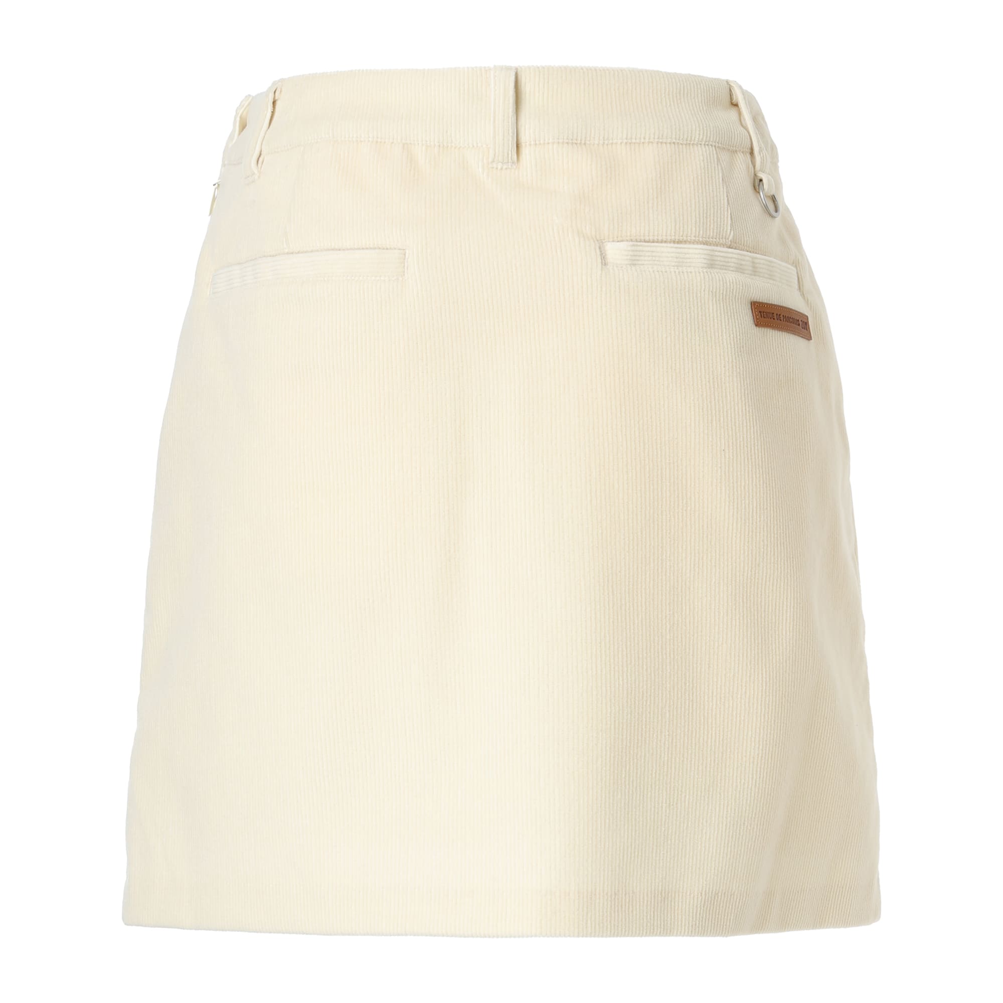 WOMEN ウールコーデュロイ スカート エクリュ