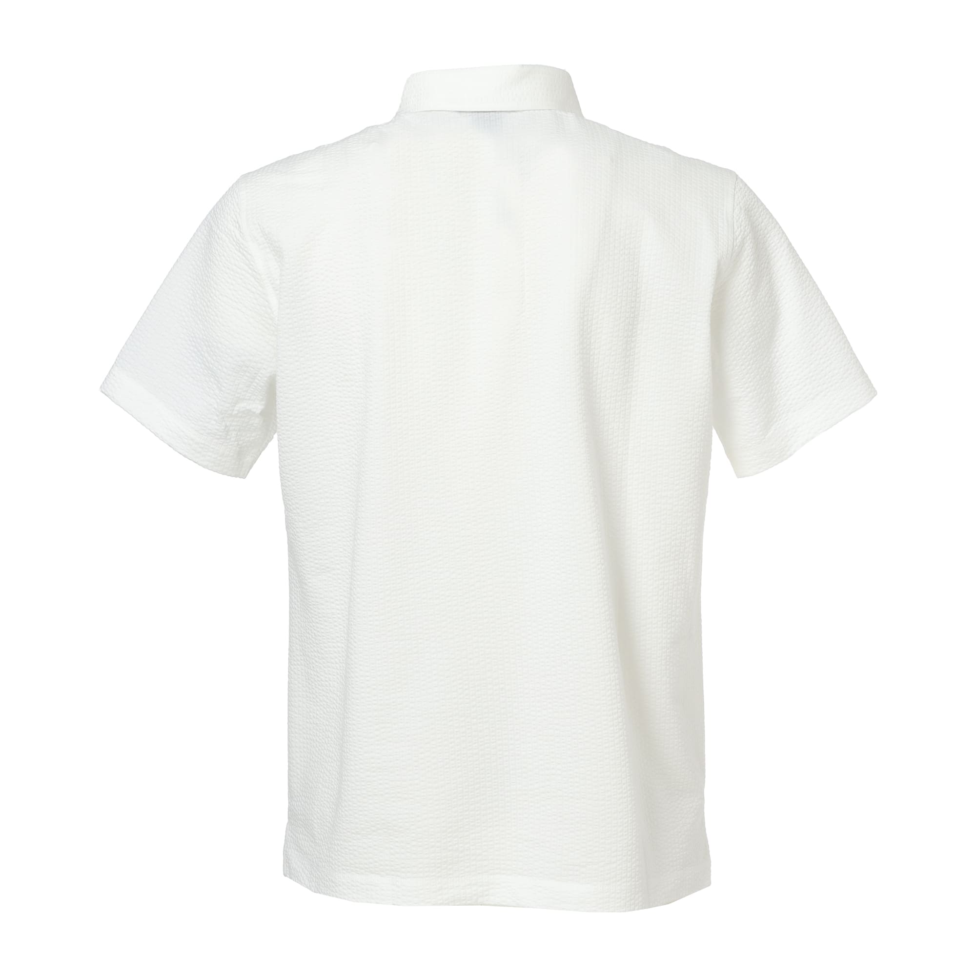Men's Silky Soccer Jersey Short Sleeve Shirt White