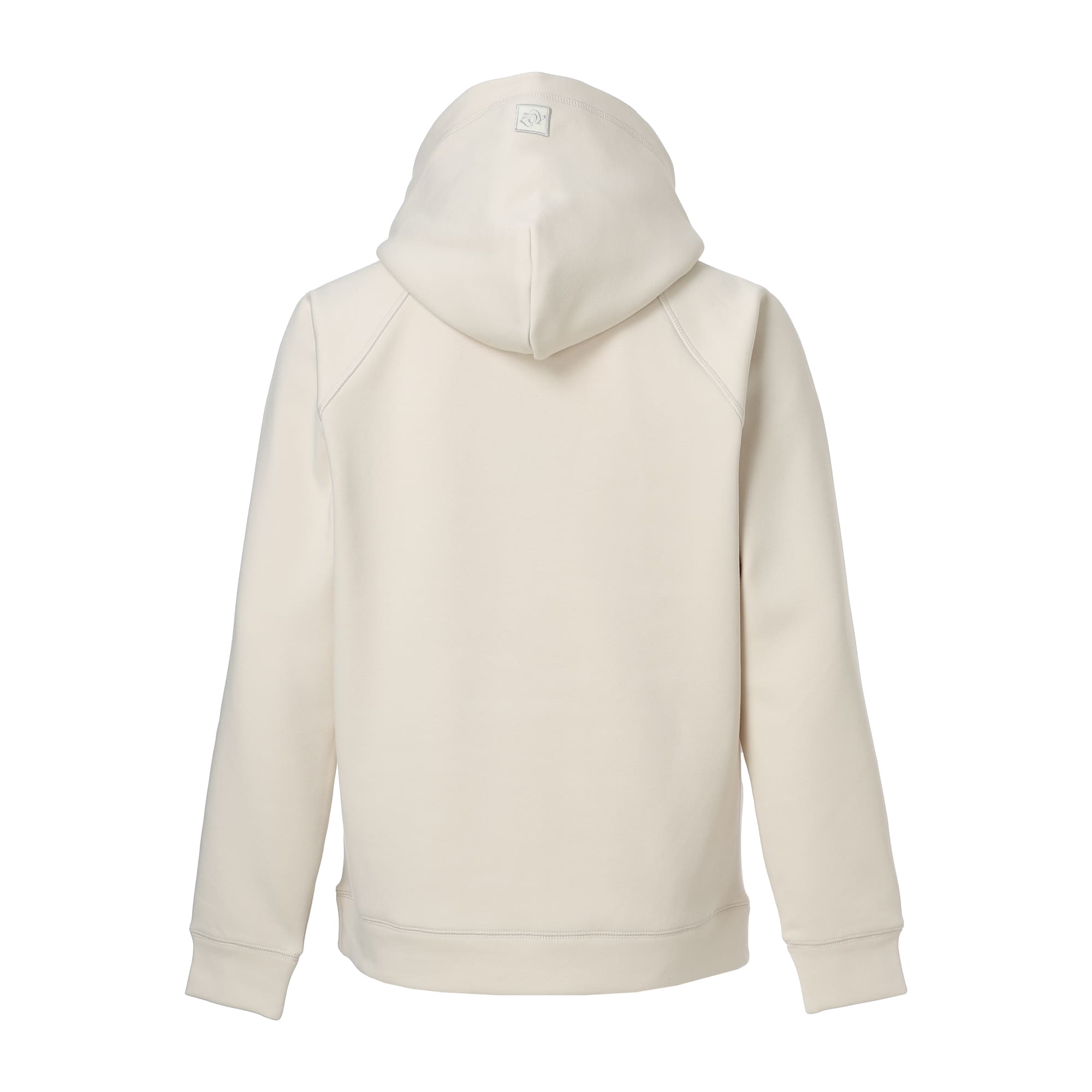Men's Long-Staple Cotton Bomber Hoodie, Ivory, 071444028