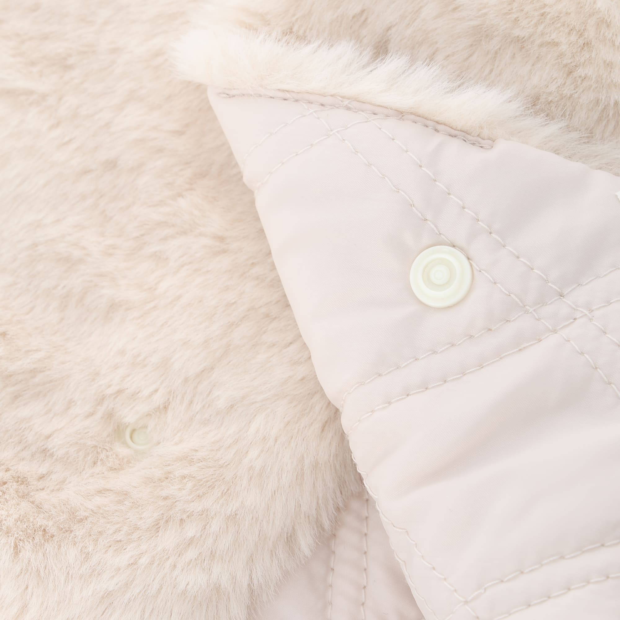 WOMEN FUR light ネックウォーマー グレー