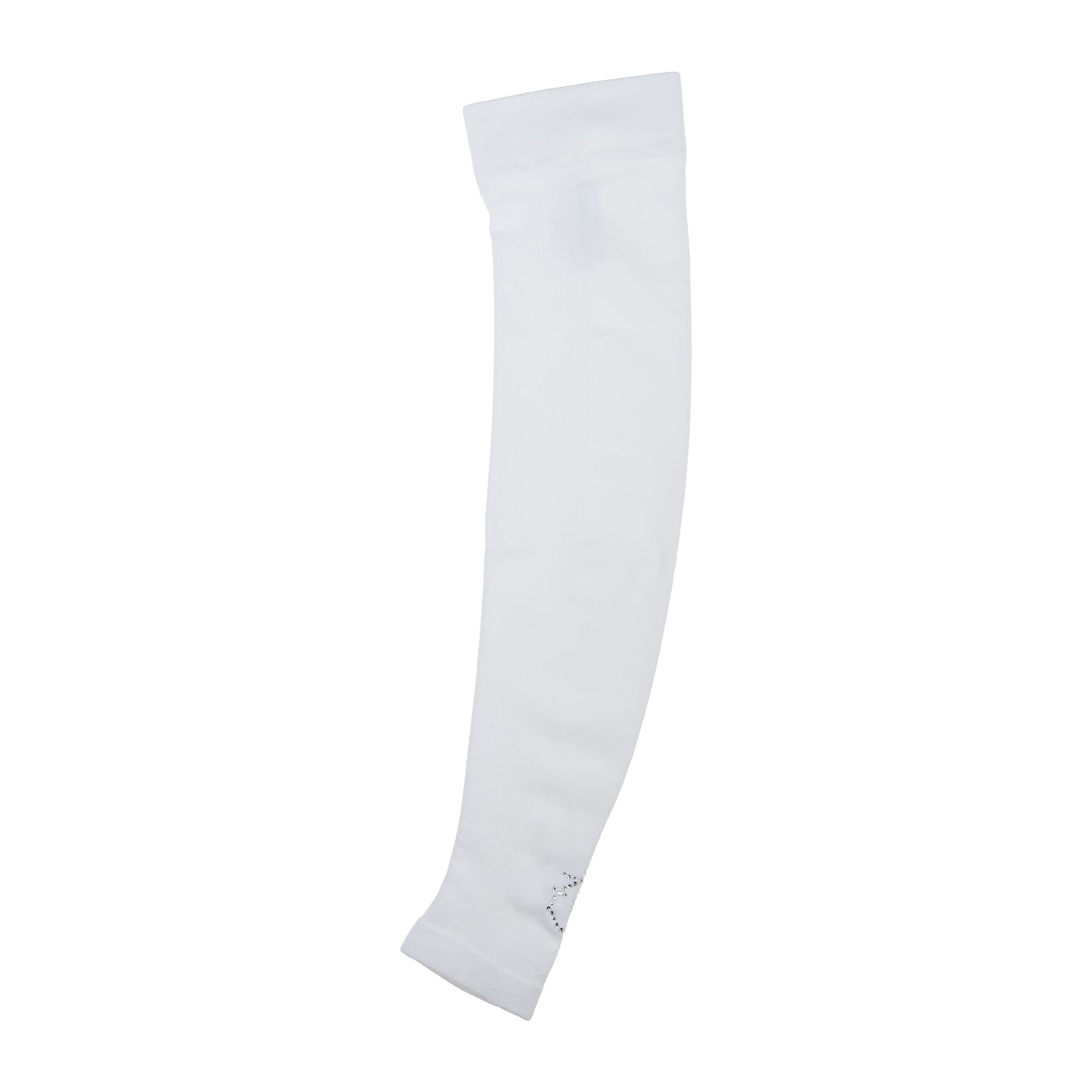 Women's Cold Air Rhinestone Arm Covers in Black