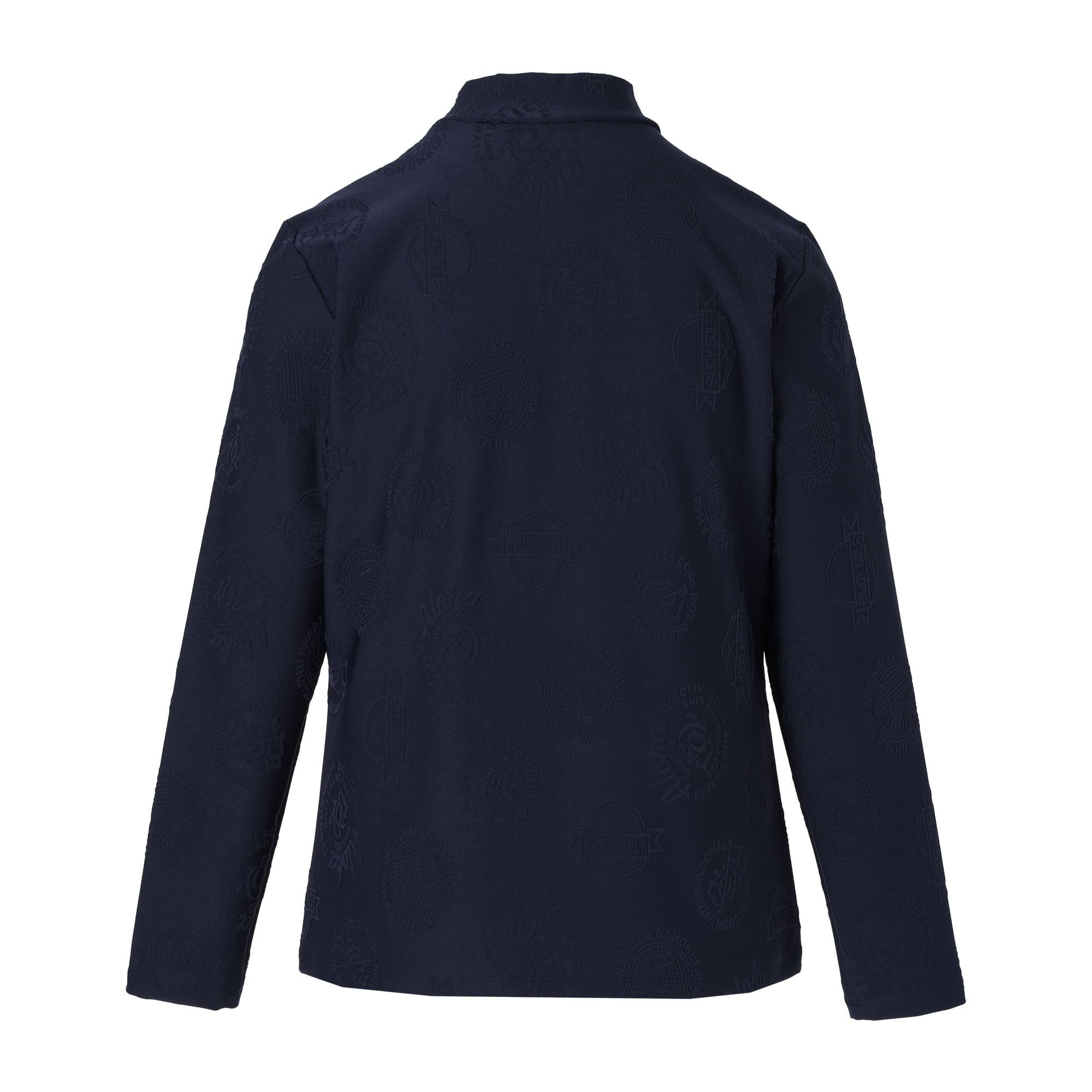 Women's 3D Bear Jersey Long Sleeve Shirt, Navy