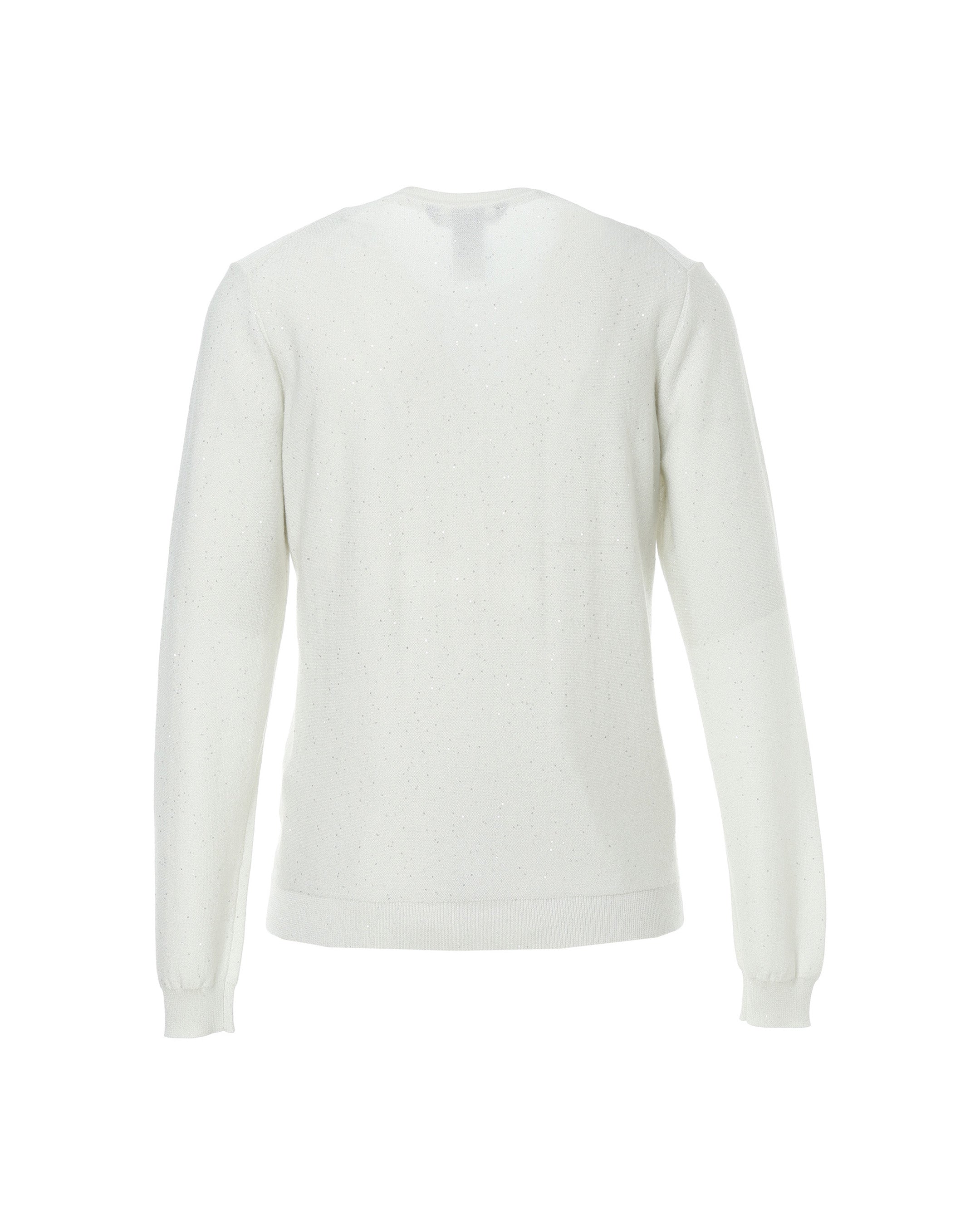 WOMEN ギャラクシースパンコール ニットカーディガン ホワイト